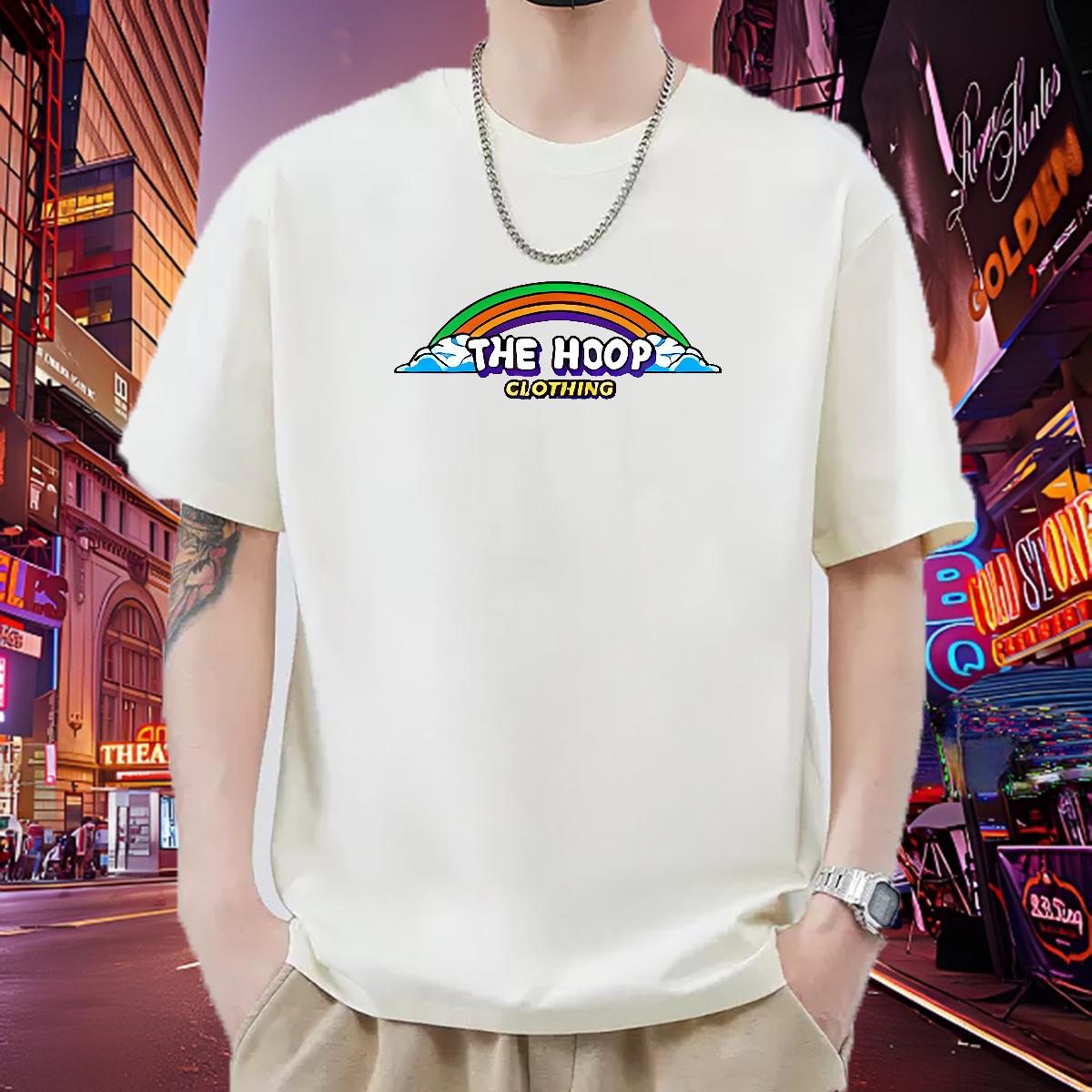 Classic Casual Mens T Shirts Cartoon Printing S-3XL Mens Tshirts Hip Hop Street Cotton O Neck Short Sleeves Cool Design Tees Shirts