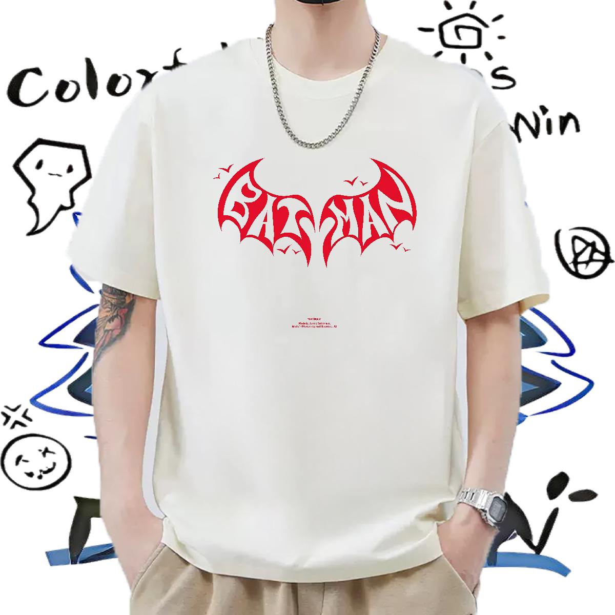 Fashion Designer Man T Shirts Custom Printing Daily Outfit Men Clothes T-Shirt Breathable Short Sleeve Wholesale