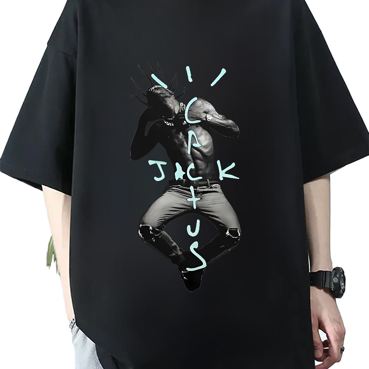 Unisex T-Shirts Street wear Hip Hop Round Neck Short Sleeve Men Tees Classic Skull Tops