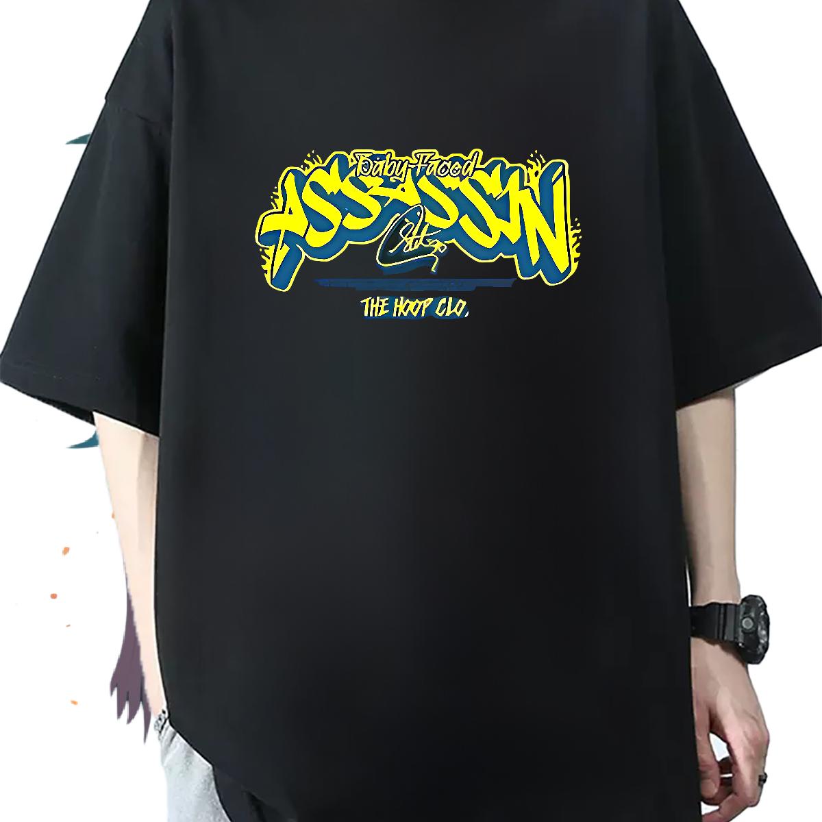 Customized T Shirt For Man Graphic Hip Hop Mens Tshirts O-Neck Short Sleeve Cotton High Quality