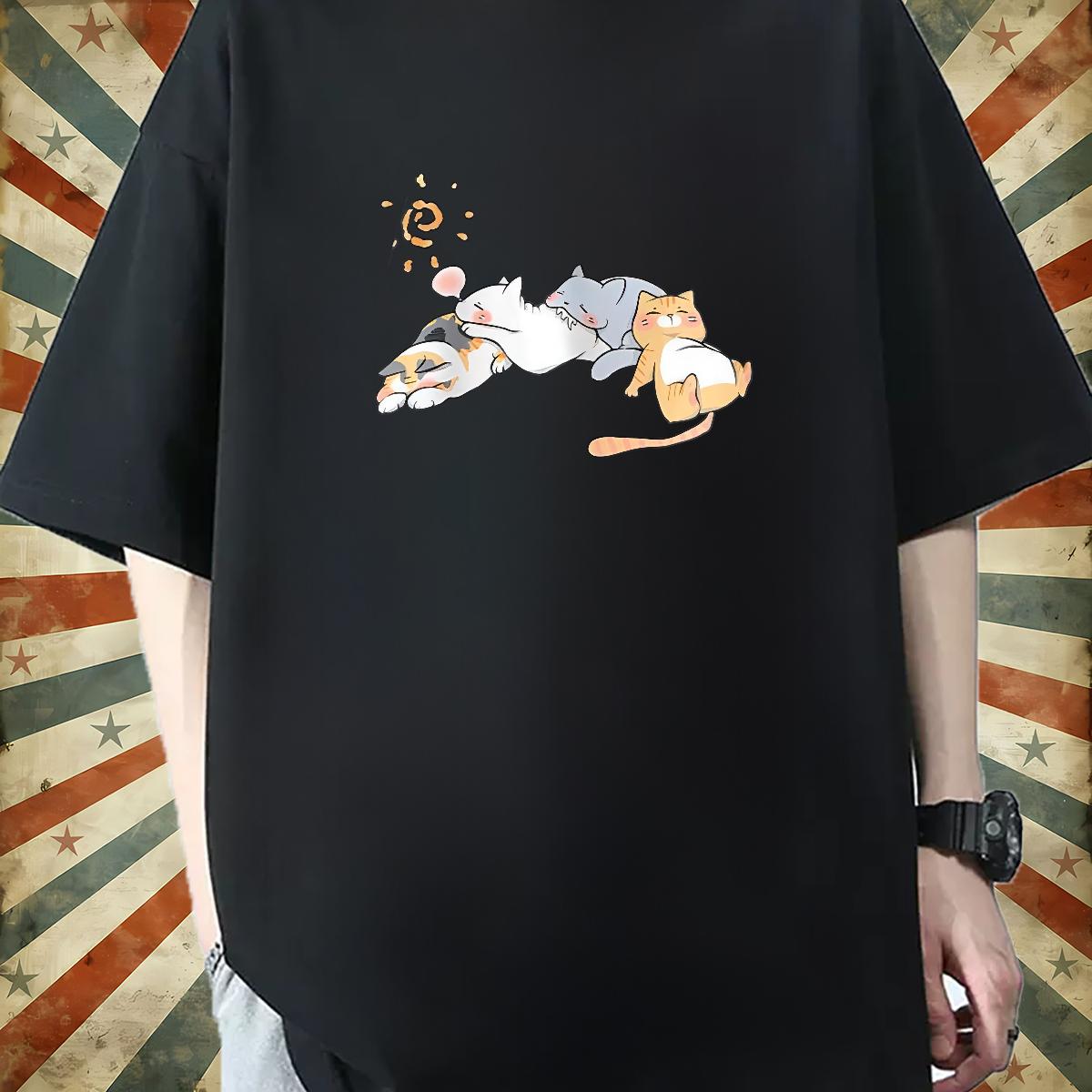 Factory Direct Mens T Shirts Oversized Men Tops Tees Casual Daily Wear Crew Neck Cotton Breathable Loose Fit Polos