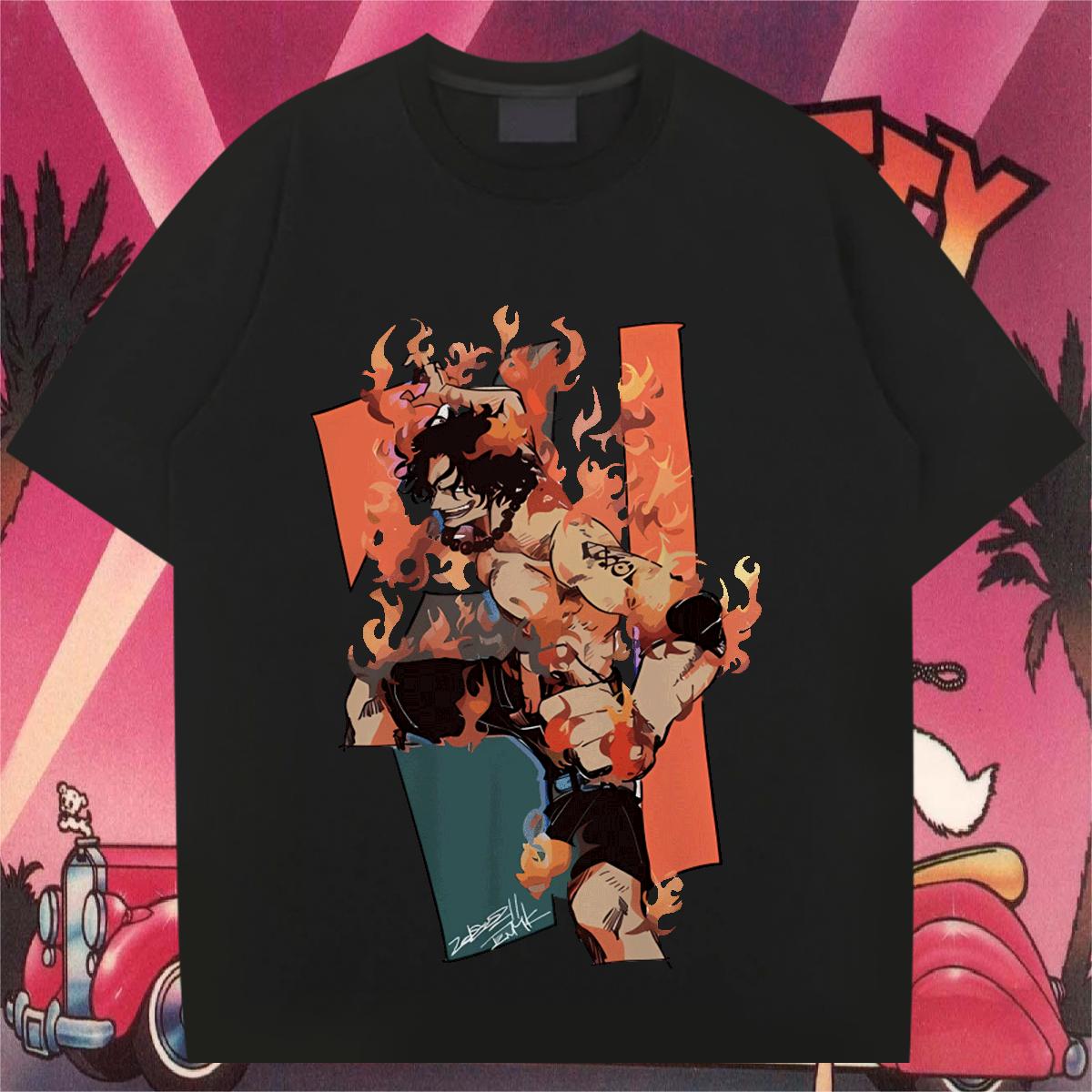 Classic Mens T Shirts Spring Summer O-Neck Short Sleeve Cotton Men Tees 2024 New Floral Print Tee Shirt