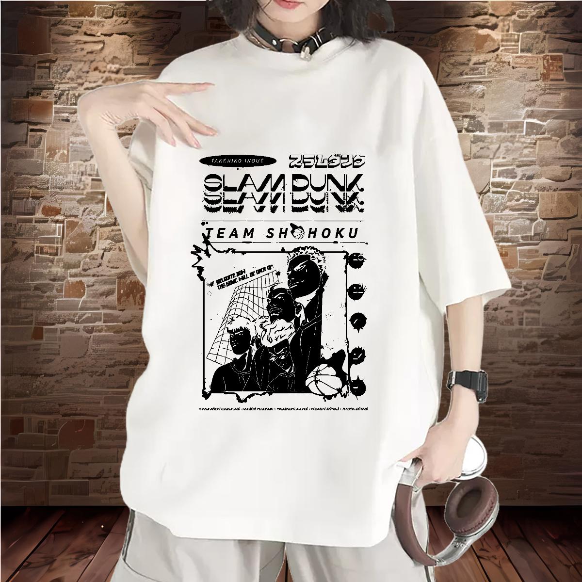 Fashion New T-Shirts for Women Short Sleeve Cotton O-Neck High Street Hip Hop Women Tees Cartoon Floral Printing Unisex Tops Tees