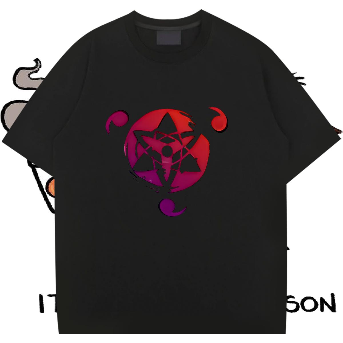 Cool Men T Shirts Anime Printing Street Short sleeve Cotton Soft Tshirts Designer Floral Print Tops Shirt