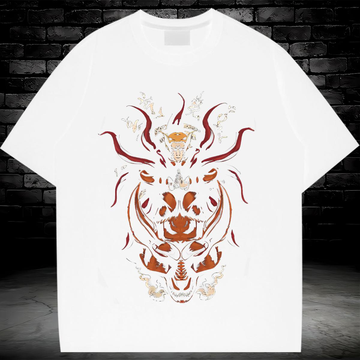 Cotton Breathable Short Sleeve Woman T Shirts 2024 Street Casual Woman Tshirt Cartoon Anime Popular Tees