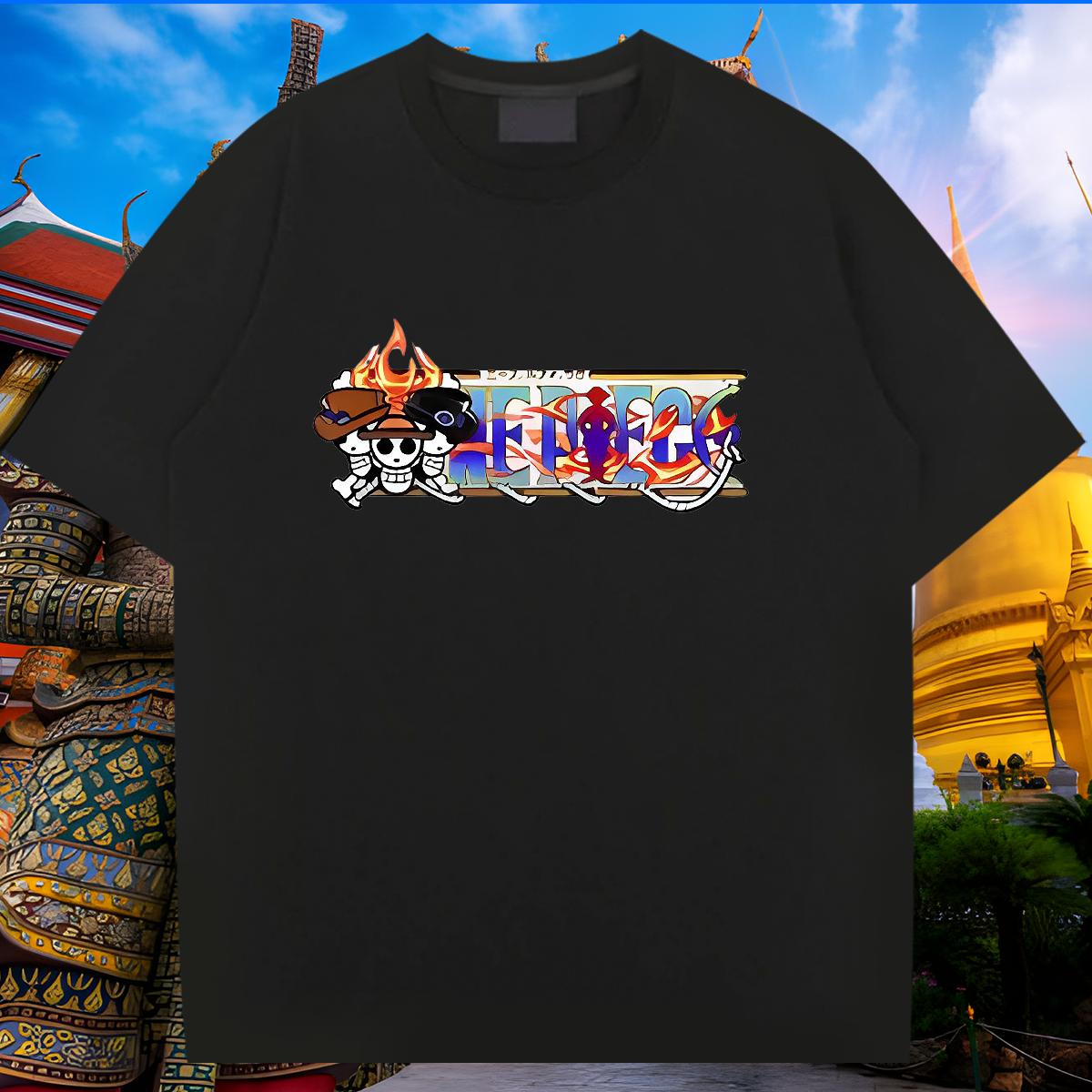 2024 Summer T Shirt For Man Black White Mens Tshirts Hip Hop Street 180g Cotton Unisex Tee Shirt