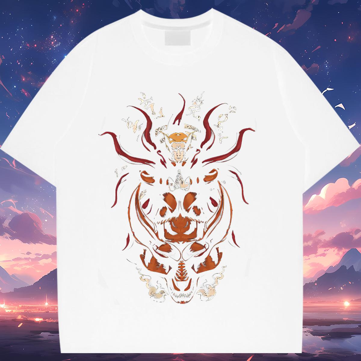 Comfortable T Shirt For Woman Breathable Crew Neck Tee Shirt Hip Hop Street Fashion New Couples T Shirts DIY Anime