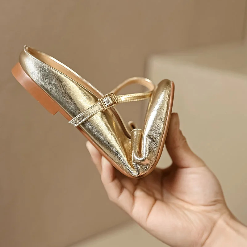 Phonentin womens leather flip toe fashionable slider summer low boots fashionable flat shoes elegant moose shoes plus size FT2541 240713