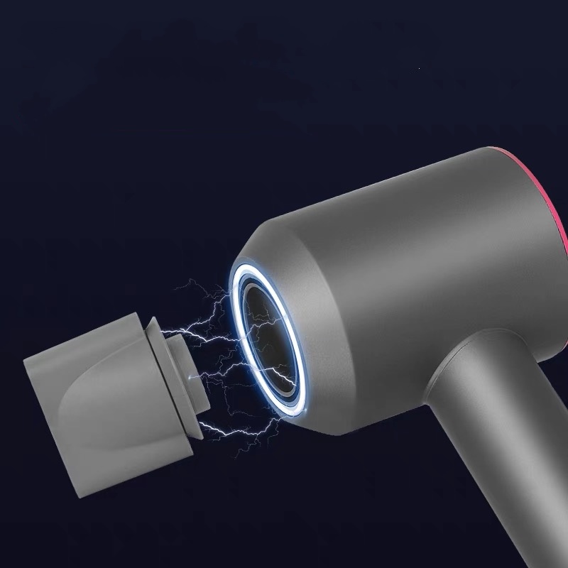 Hair H08 anion professional salon hairdressing 5 in 1 rotary connected nozzle traveler home hot and cold constant temperature high speed blow dryer