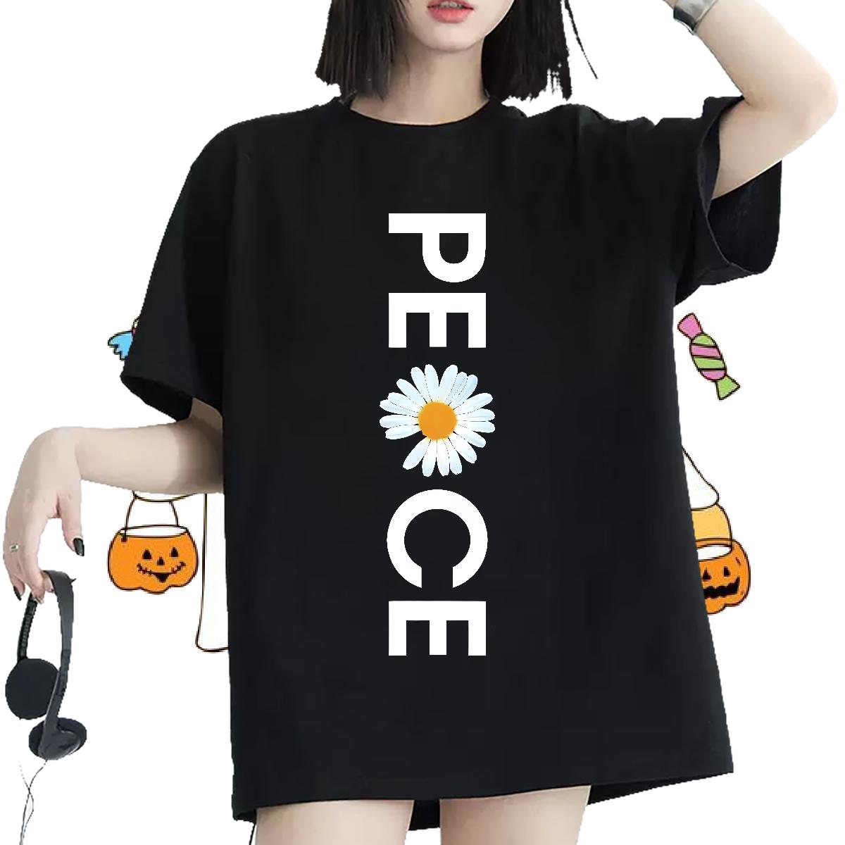 Breathable Short Sleeve Women T Shirts Brand High Street Hip Hop Women Tees Custom Print Plus Size Wholesale Tee Shirt