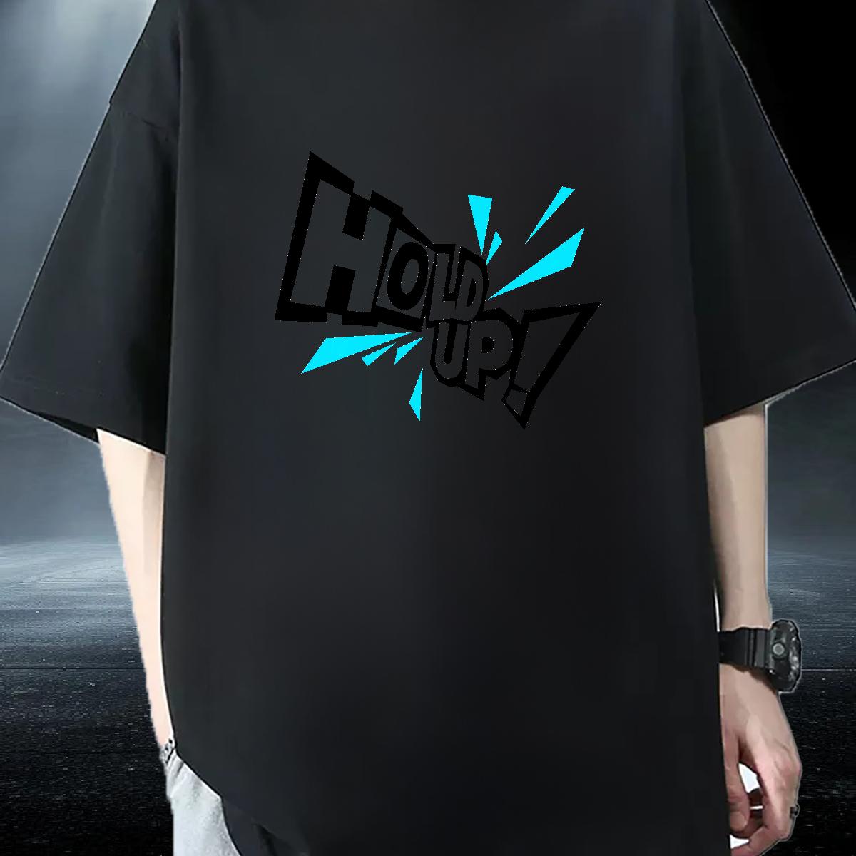 Classic T Shirts Men Plus Size Cartoon Tshirts Street wear Hip Hop Breathable Crew Neck Loose Tee Shirt