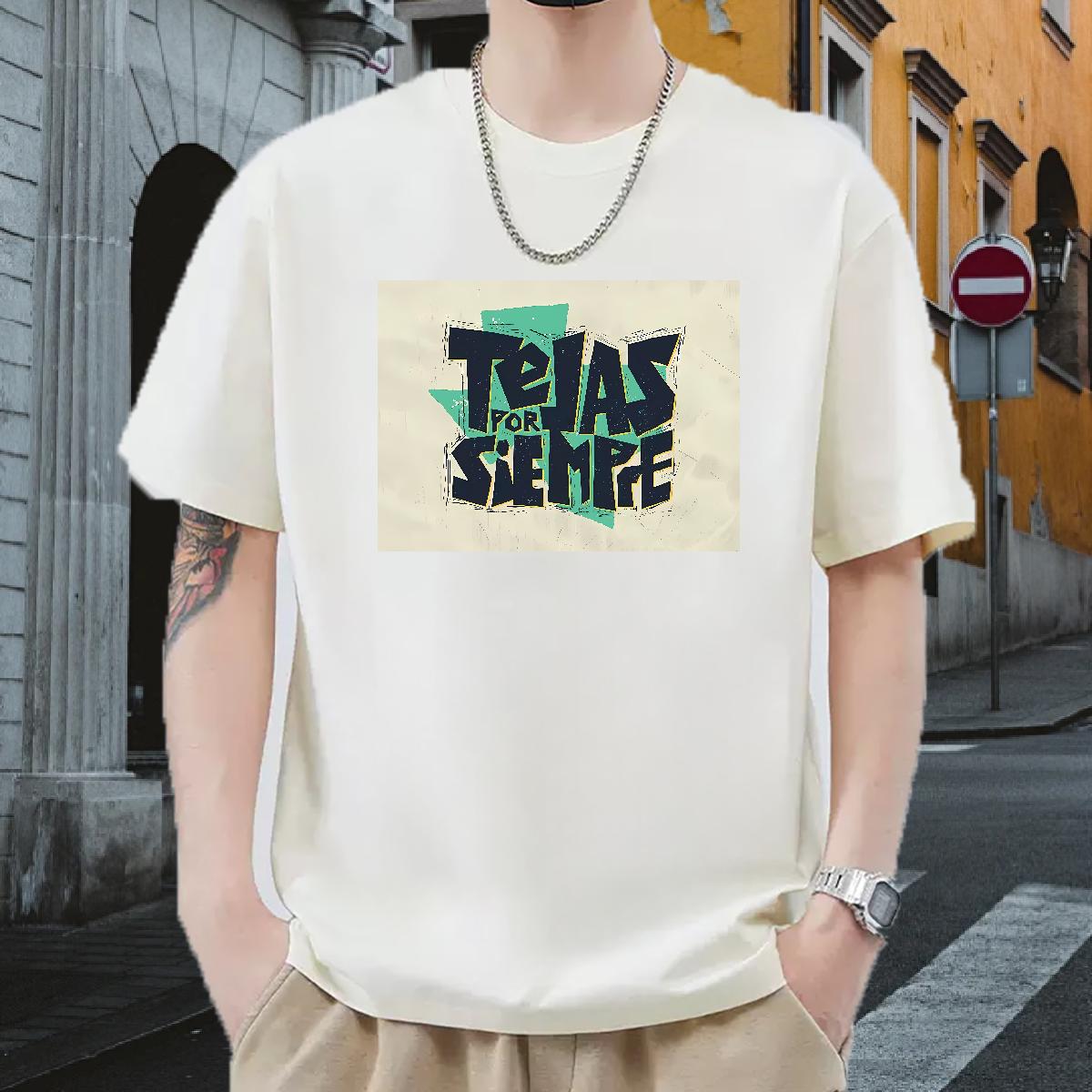 2024 New T Shirts Men DIY Anime Men Tops Tees Casual Cotton Breathable Designer Tees Shirts