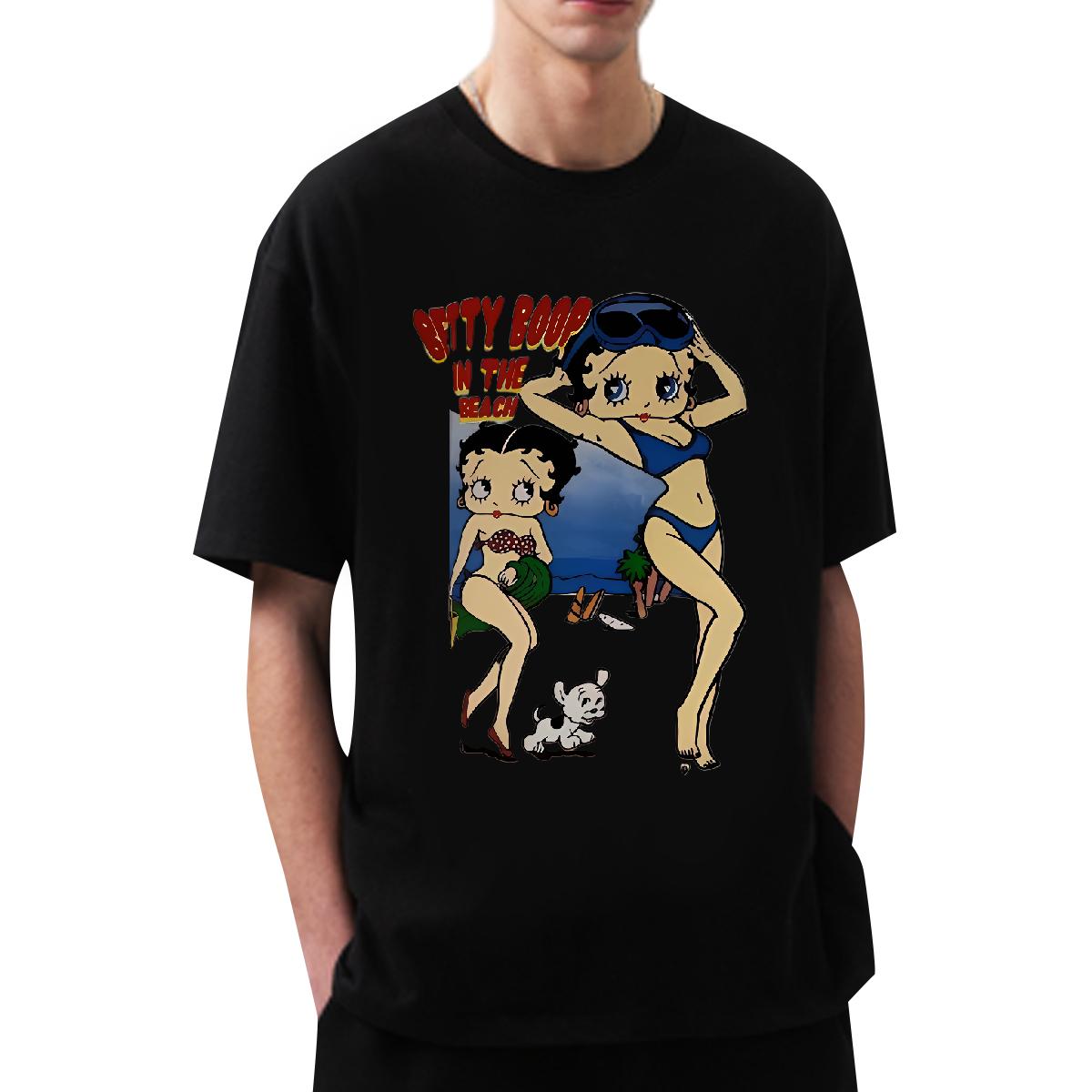 Loose Fit Men Clothes T-Shirt O-Neck Short Sleeve Cotton Street wear Hip Hop Mens T Shirts Custom Classic Tops