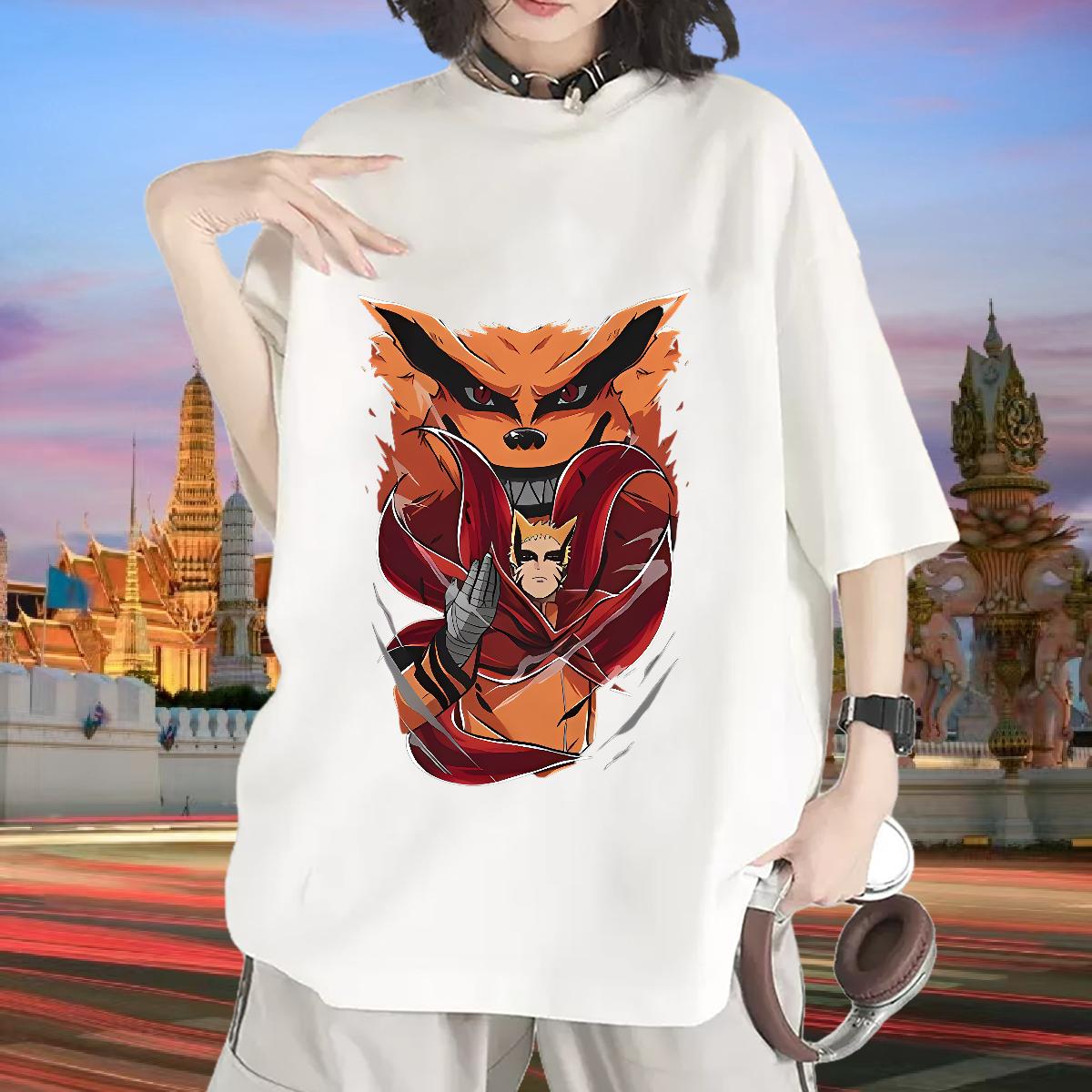 Crew Neck Cotton Breathable T-Shirts for Women Fashion Casual Summer Casual Tshirt for Man Woman Skull Loose Tops Tees