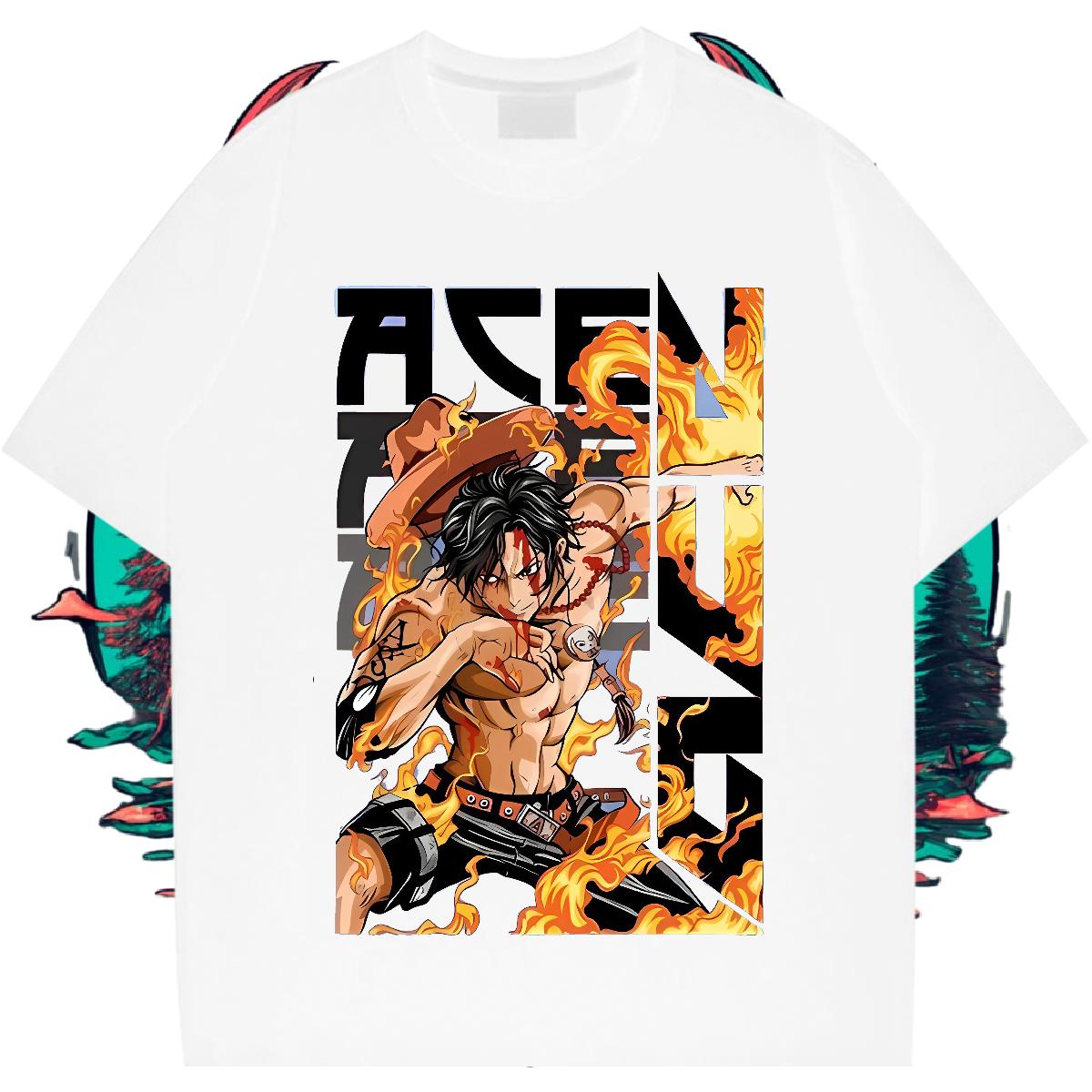 5A Men Tees Cotton Breathable Street Casual T shirt DIY Anime Fashion Designer Tops