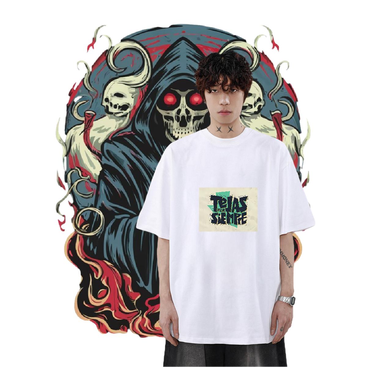 Fashion New T Shirt For Man Cartoon Print Mens Tshirts Sport Breathable Crew Neck Wholesale Tees