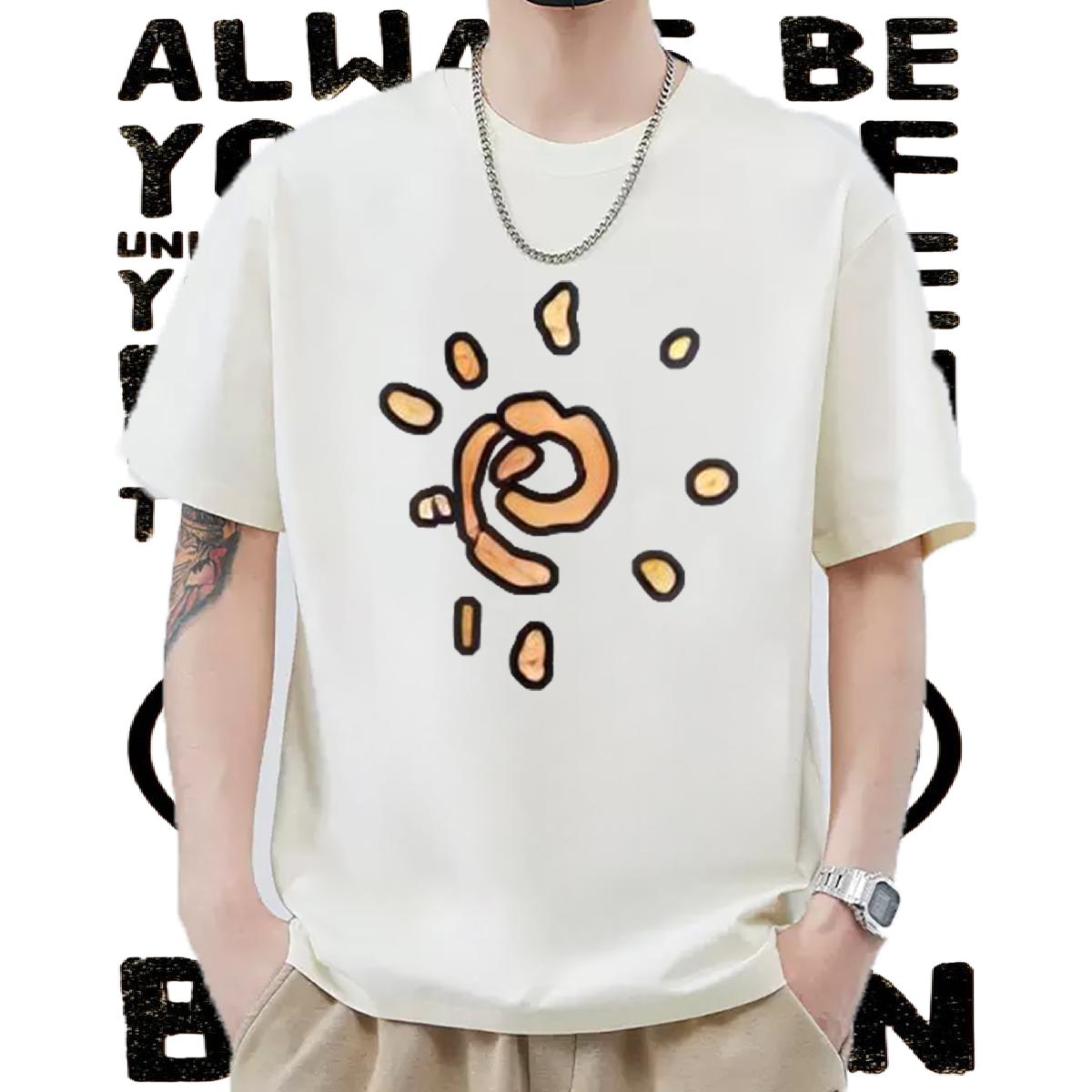 Soft T-Shirts for Men Daily Outfit Cotton Breathable Soft Tshirts 2024 Anime Print Tees Shirts