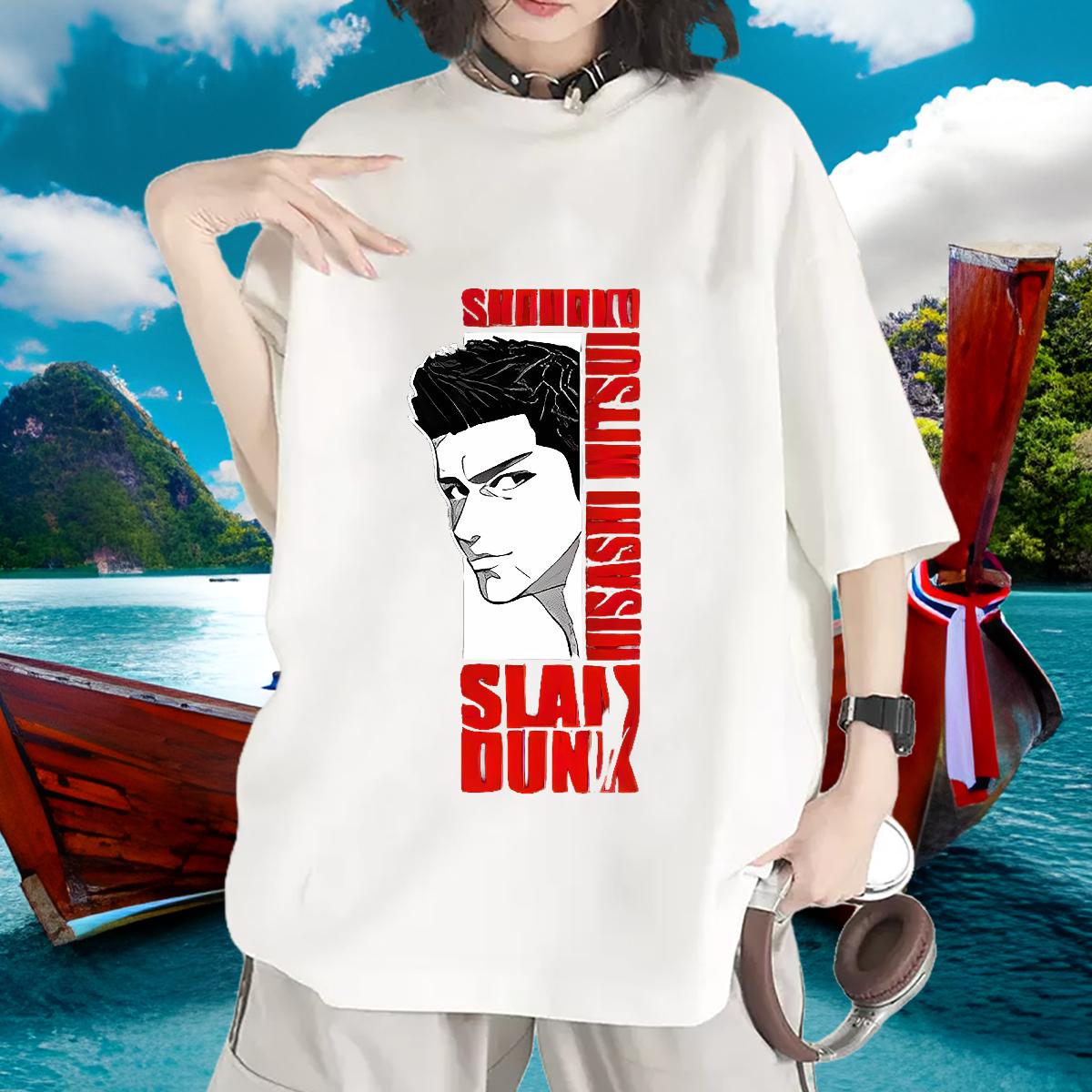 2024 Woman T Shirts Cotton Breathable Soft DIY Printed Tops Tees Sport Loose fit Couples T Shirts