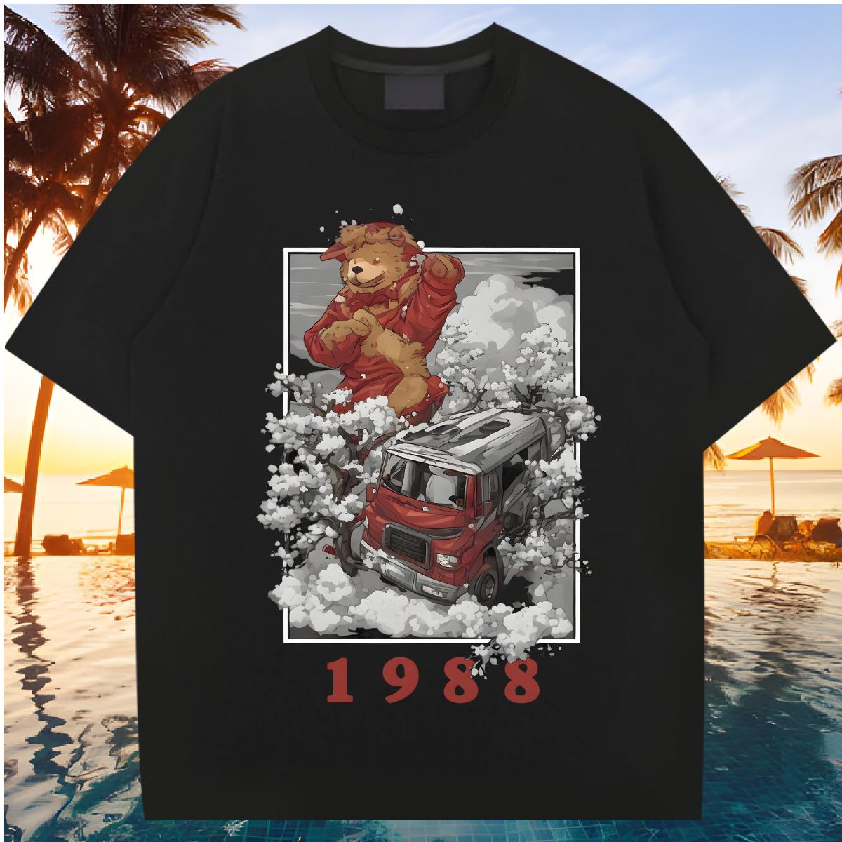 2024 Summer Man T Shirts Custom Printed Mens Tshirts Summer Casual Breathable Short Sleeve Soft Clothings