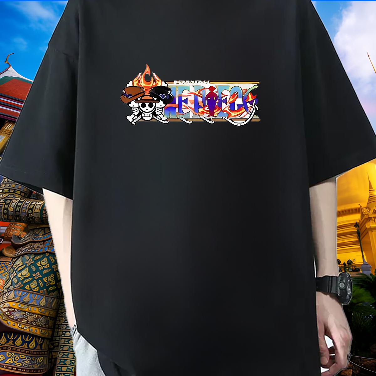 2024 Summer T Shirt For Man Black White Mens Tshirts Hip Hop Street 180g Cotton Unisex Tee Shirt