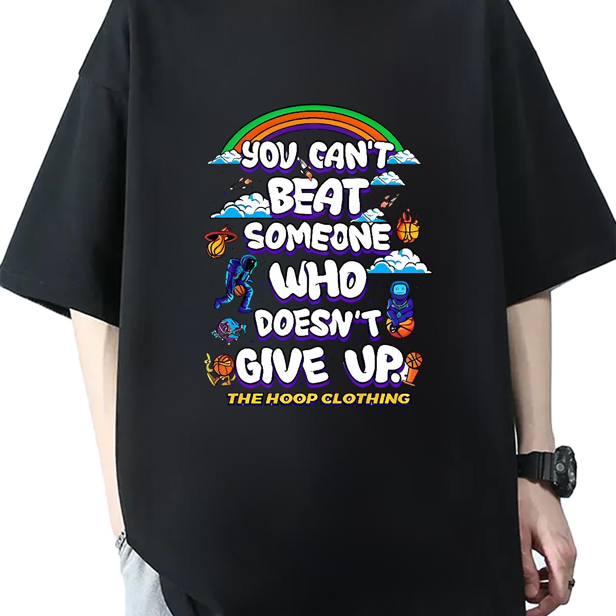 Fashion Casual Man T Shirts Cartoon Print Mens Tshirts Hip Hop Breathable Short Sleeve Popular Tops