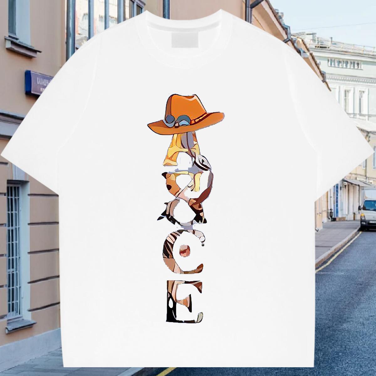 Loose Men Tops Tees 180g Cotton Casual Beach T Shirts Men DIY Printed Wholesale Tops Shirt