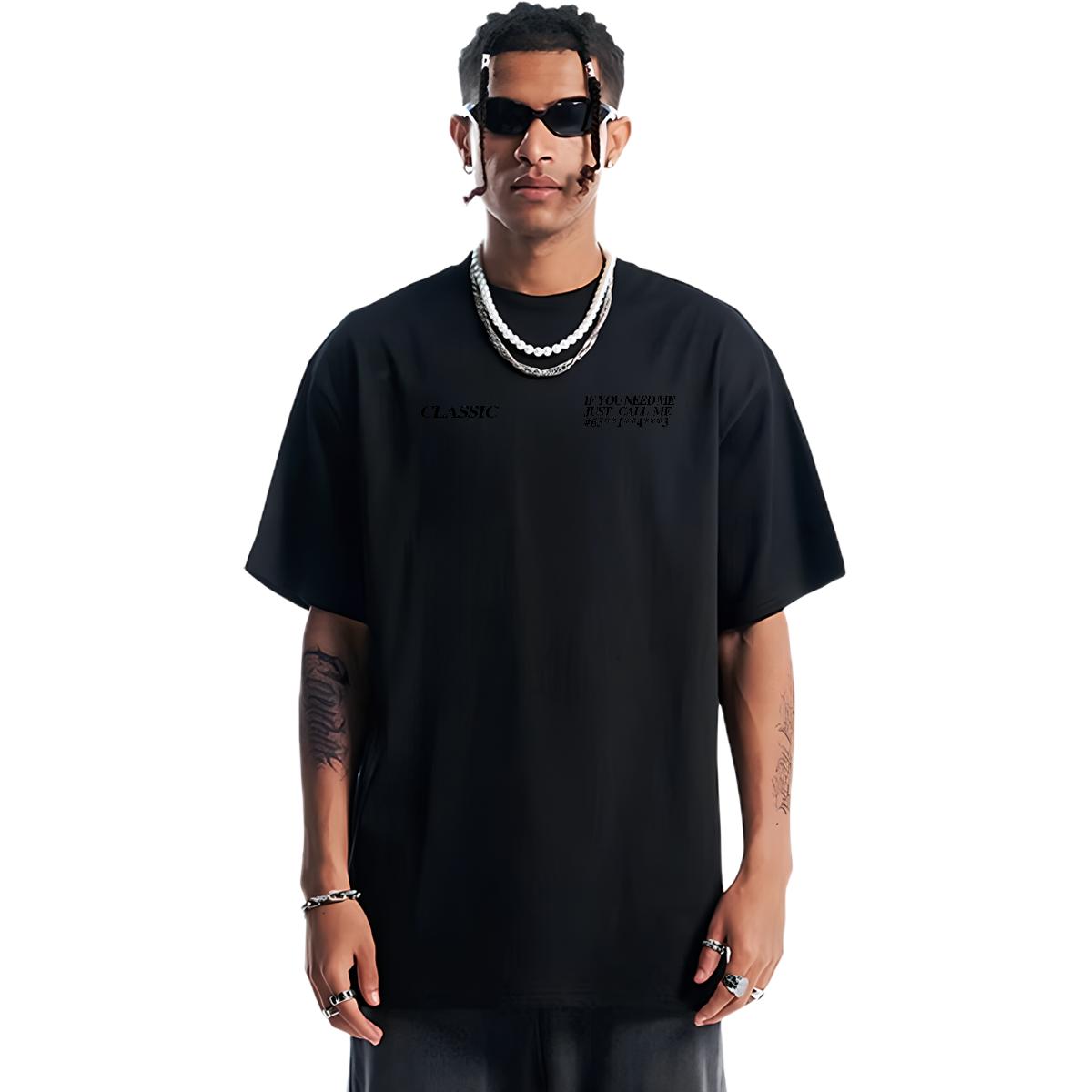 Custom T Shirt For Man Black White Couples T Shirts Street Wear Breathable Short Sleeve Brand Tops Shirt