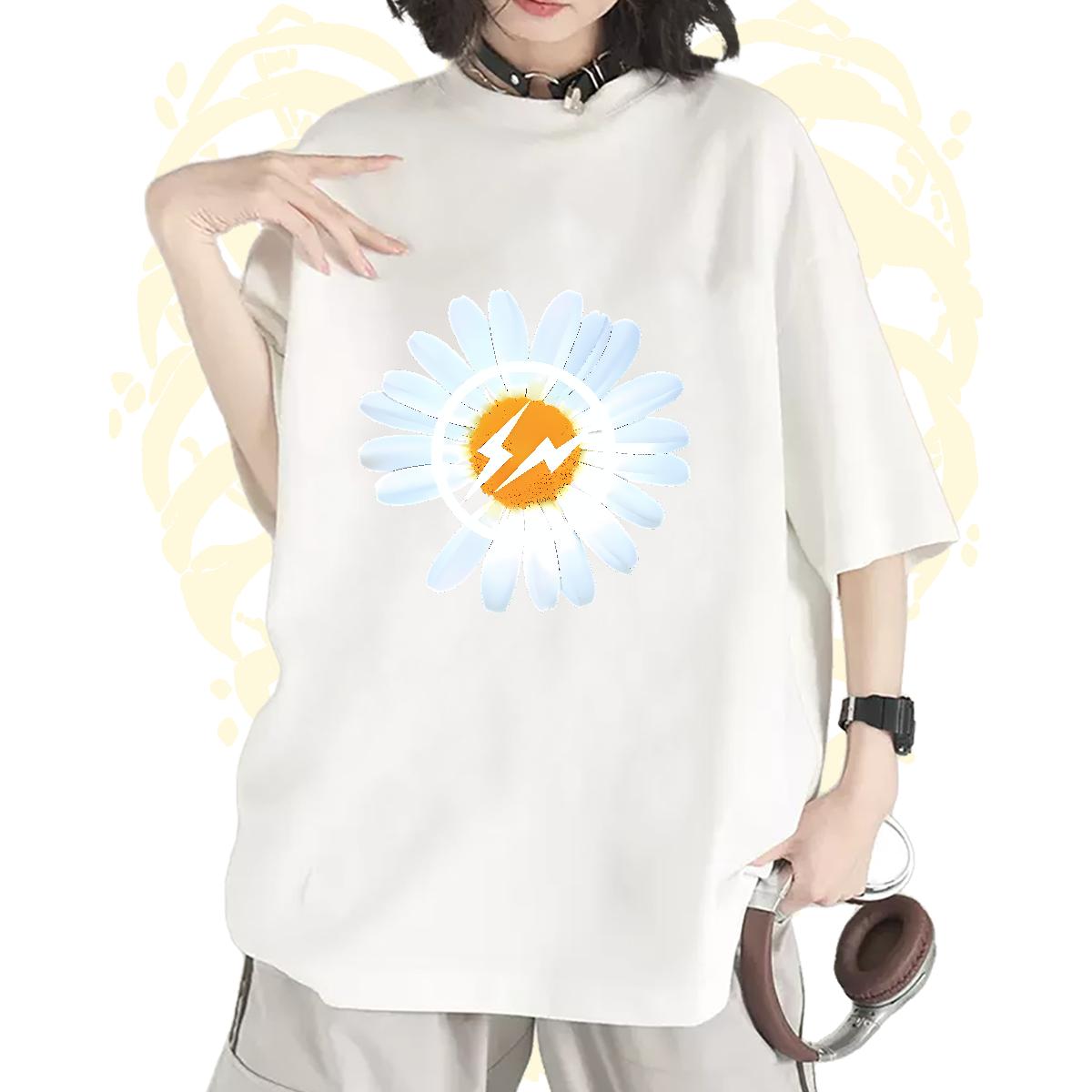 Cotton Breathable Soft Womens T Shirts Fashion Casual Sports Street Wear Women Tshirts Skull Designer Top Tees