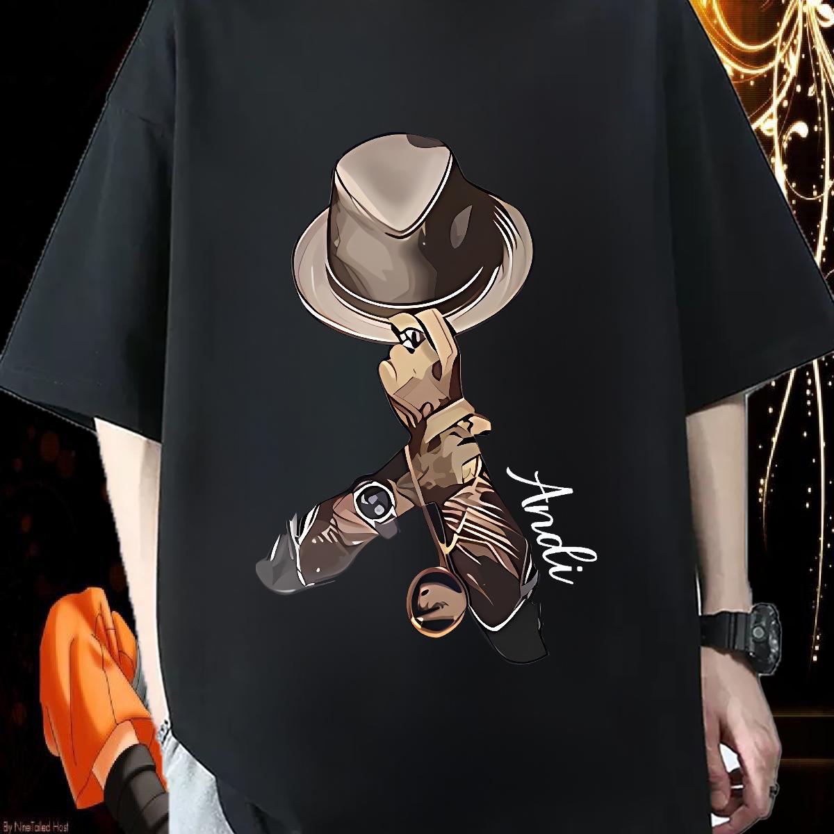 Loose Fit Tshirts Cotton Breathable Short Sleeve Hip Hop T Shirt For Man DIY Brand Clothings