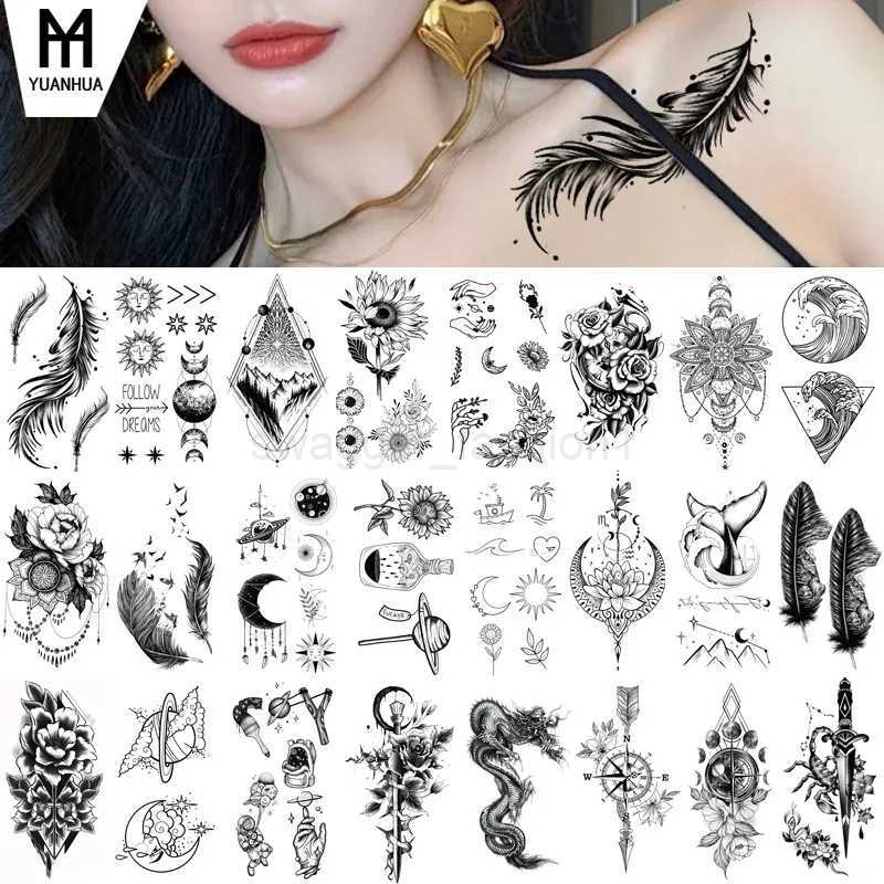 Waterproof Tattoo Sticker Color Black And White More Than 1000 Can Be Combined At WillB240713
