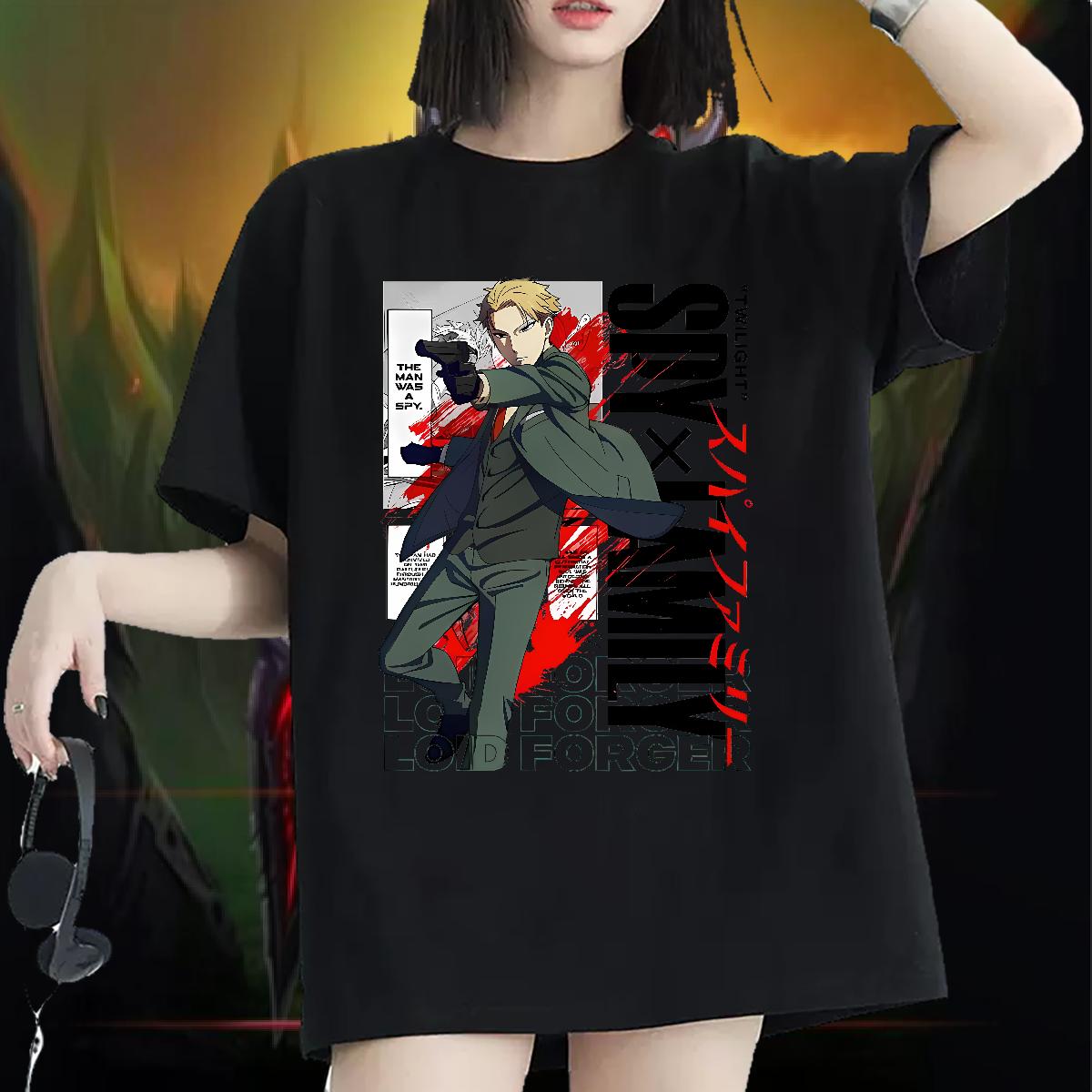 Breathable Short Sleeve T Shirt For Woman 2024 Casual Home Outdoor Women Tees Anime Print Brand Tops Tees