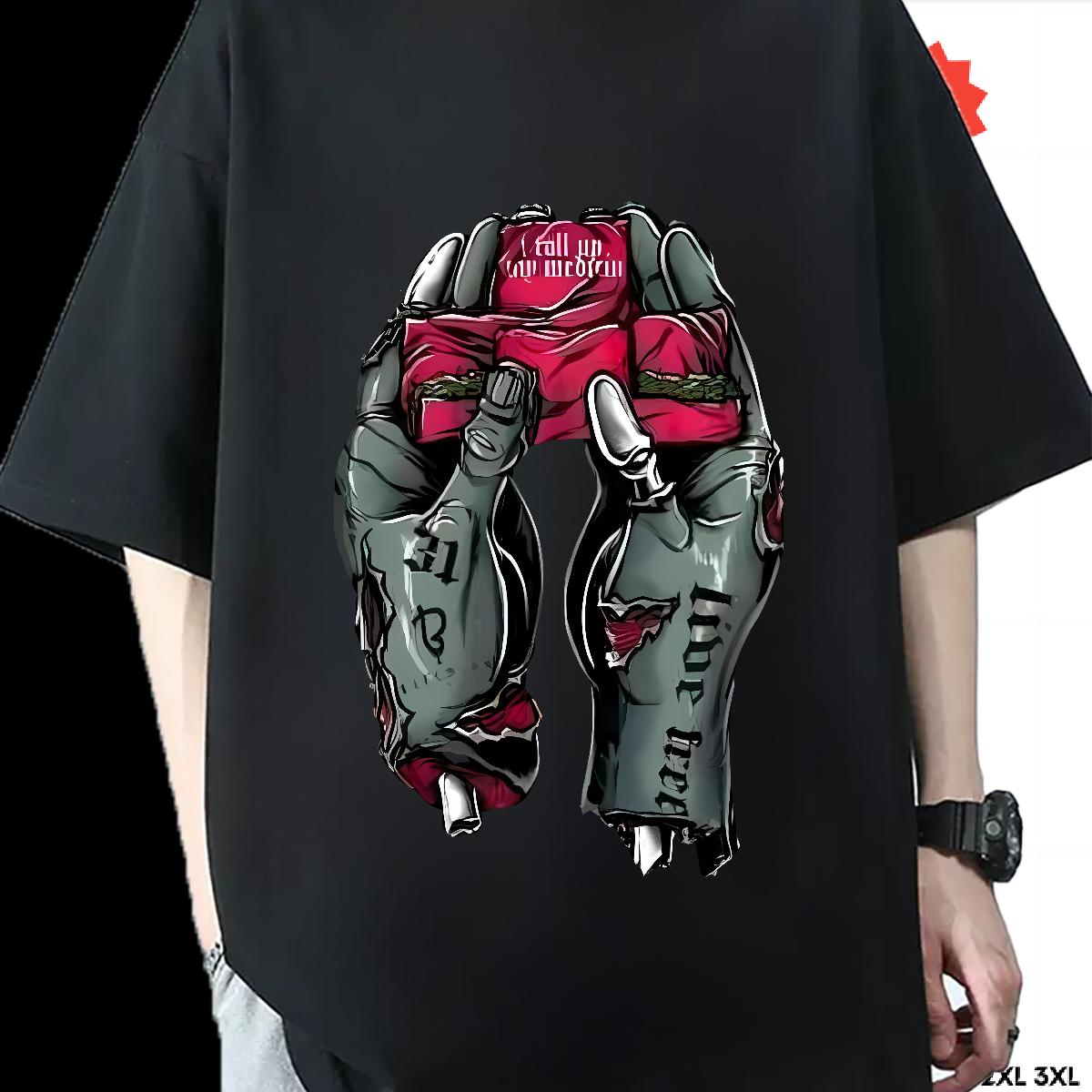 Wholesale T Shirt For Man Street Casual Breathable Crew Neck Mens Tshirts Designer Customized Clothes