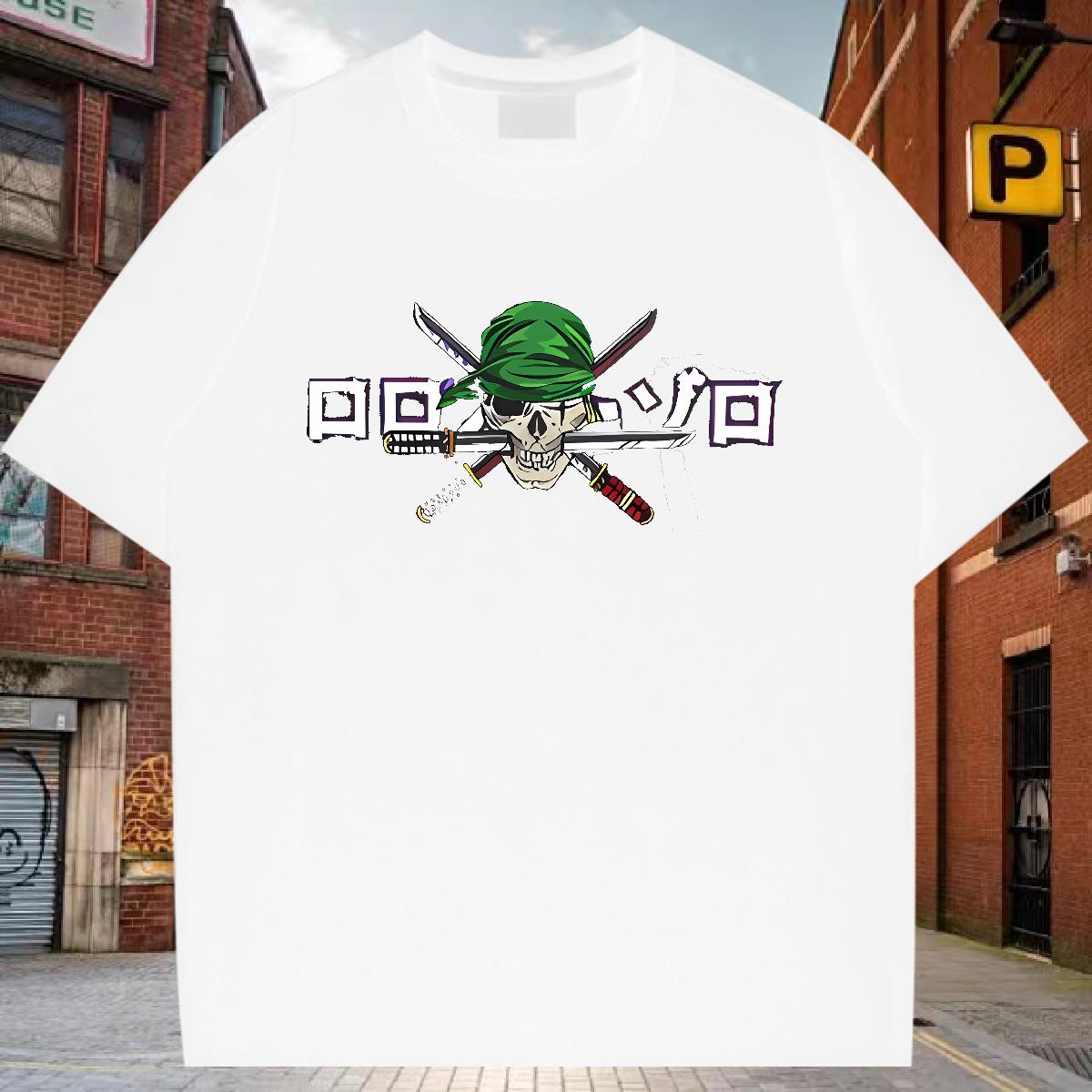 Classic Men Clothes T-Shirt Short sleeve Cotton Soft Street T shirt Cartoon Printing S-3XL Fashion Wear