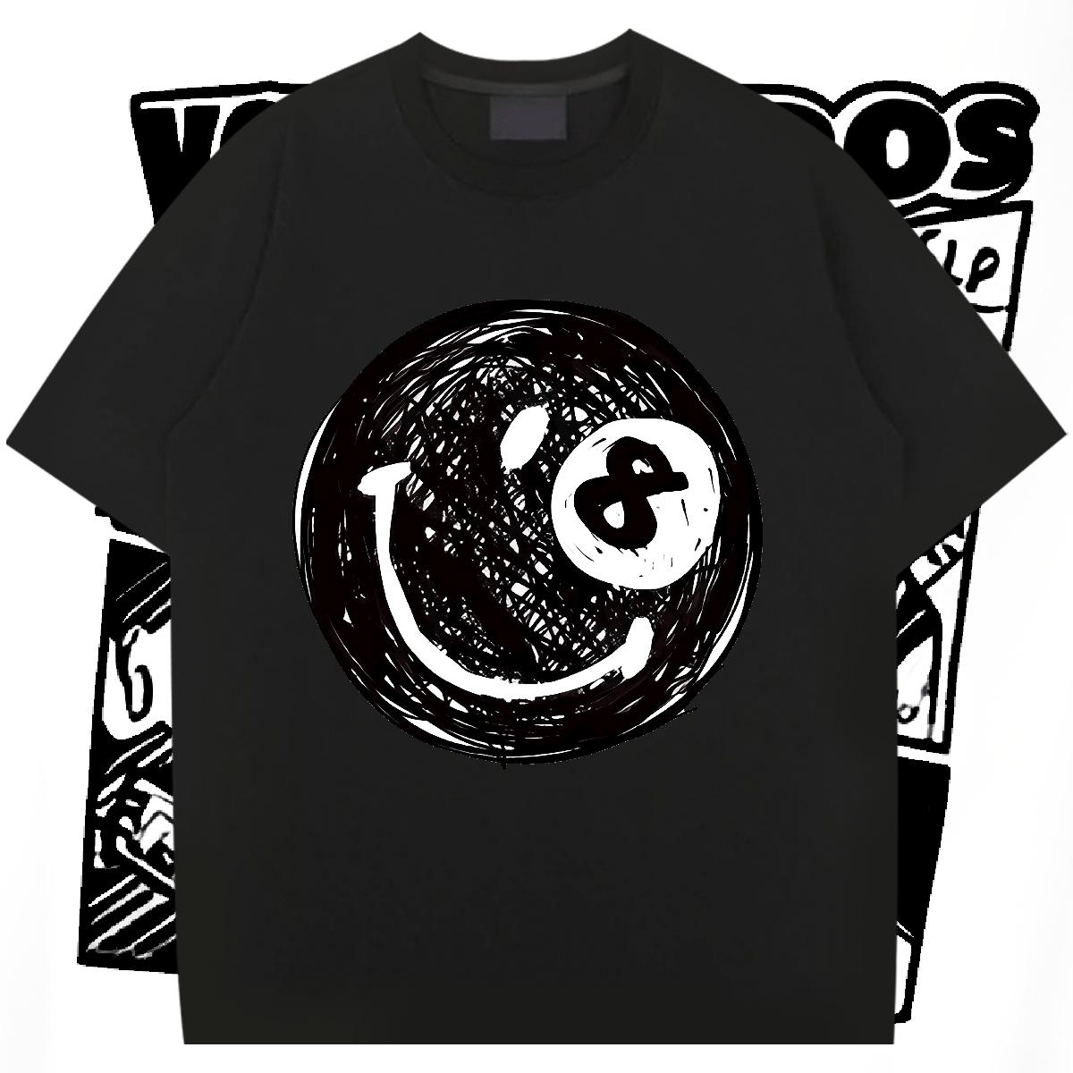 Loose Fit T Shirt For Man Anime Printing Street Breathable Crew Neck Men Tshirts Fashion Casual Oversized S-3XL Tees Shirts