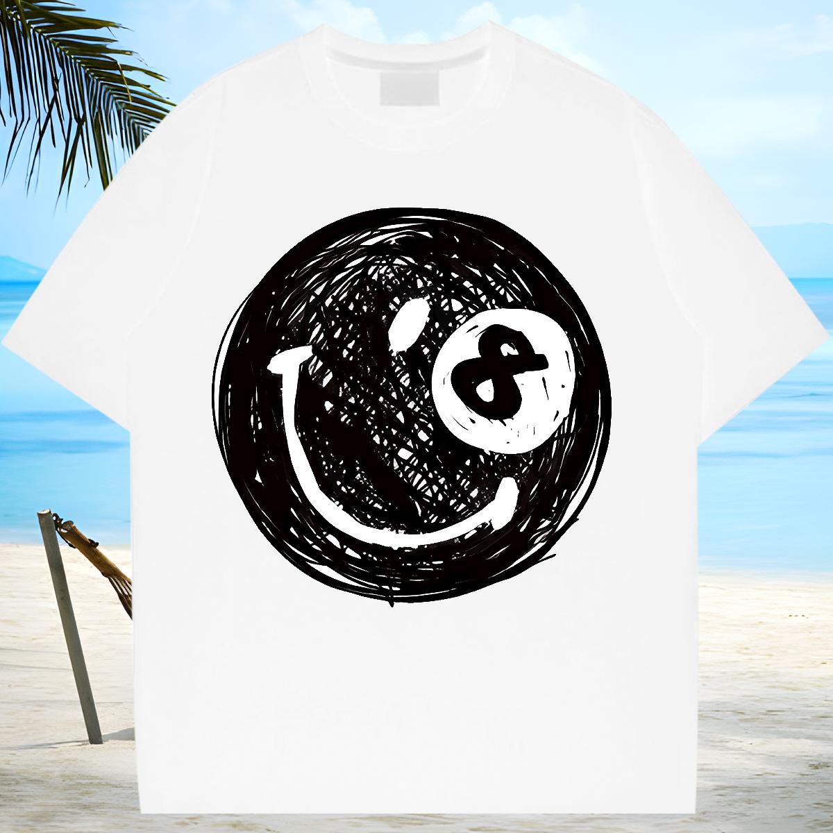 Designer Men Tshirts Cotton O Neck Short Sleeves Street Mens T Shirts DIY Logo Fashion Casual Tees