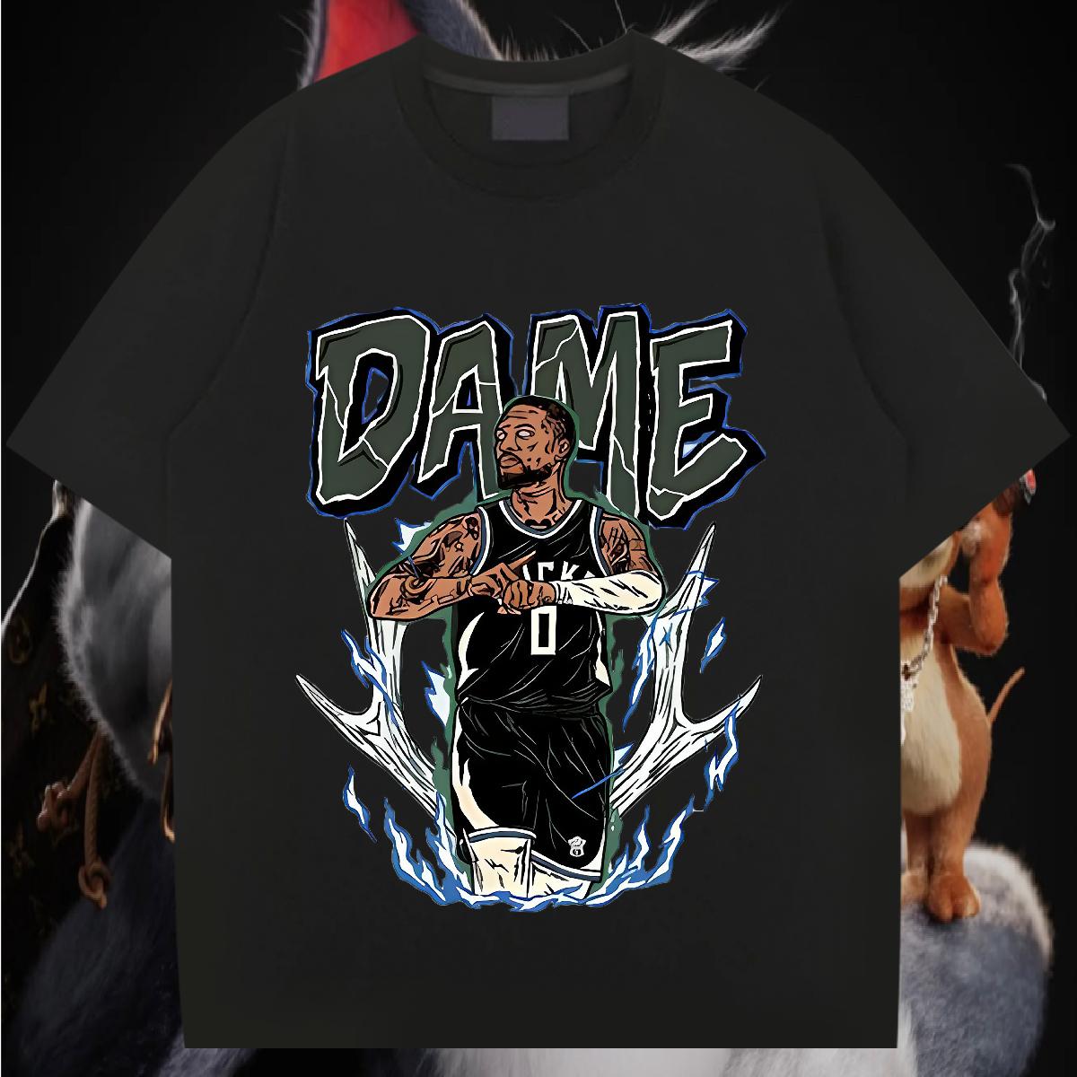 Loose Mens T Shirts Street Wear Crew Neck Cotton Men Tshirts Fashion Casual Custom Tops Shirt