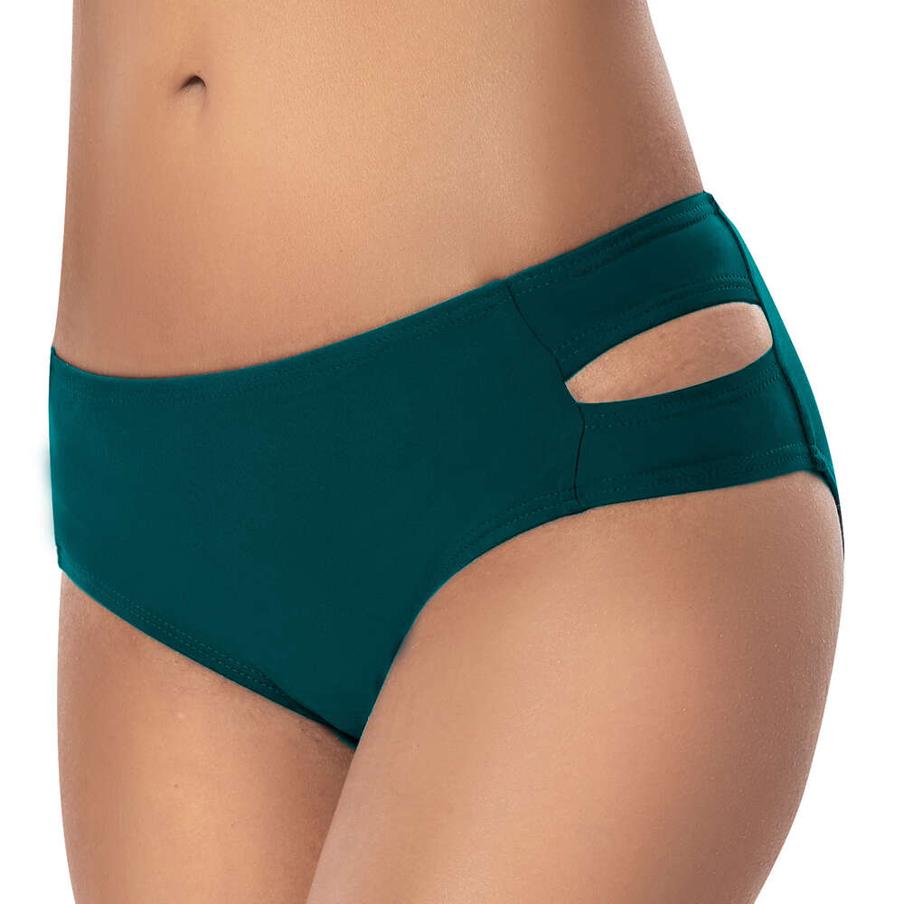 New Pattern Solid Temperament Versatile New Conservative Pleated Women's Triangle Pants with Sexy Solid Color Swim Trunks Temperament Loose Self-