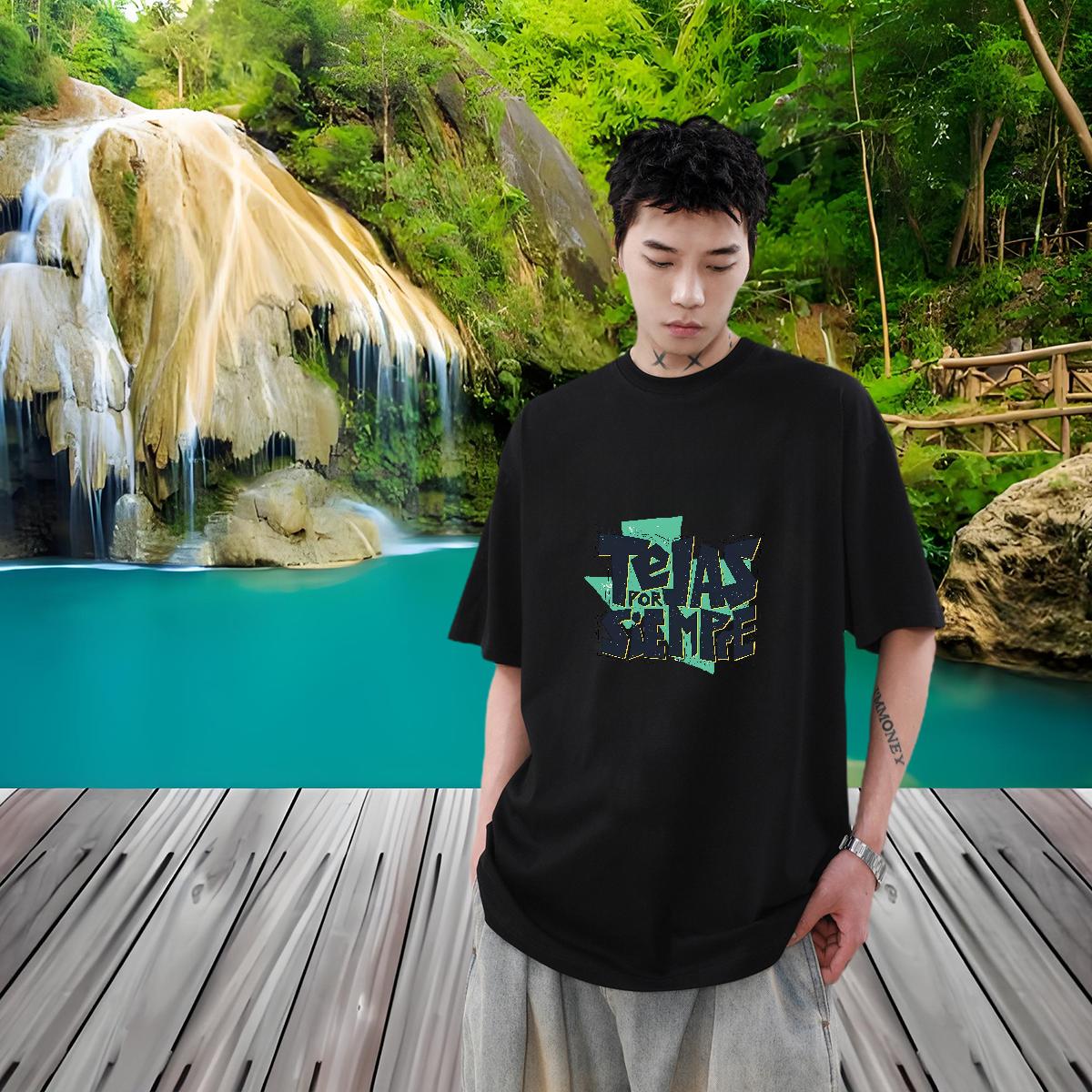 2024 DIY Mens T Shirts Graphic Men Tees Casual Daily Wear Breathable Short Sleeve Wholesale Clothes