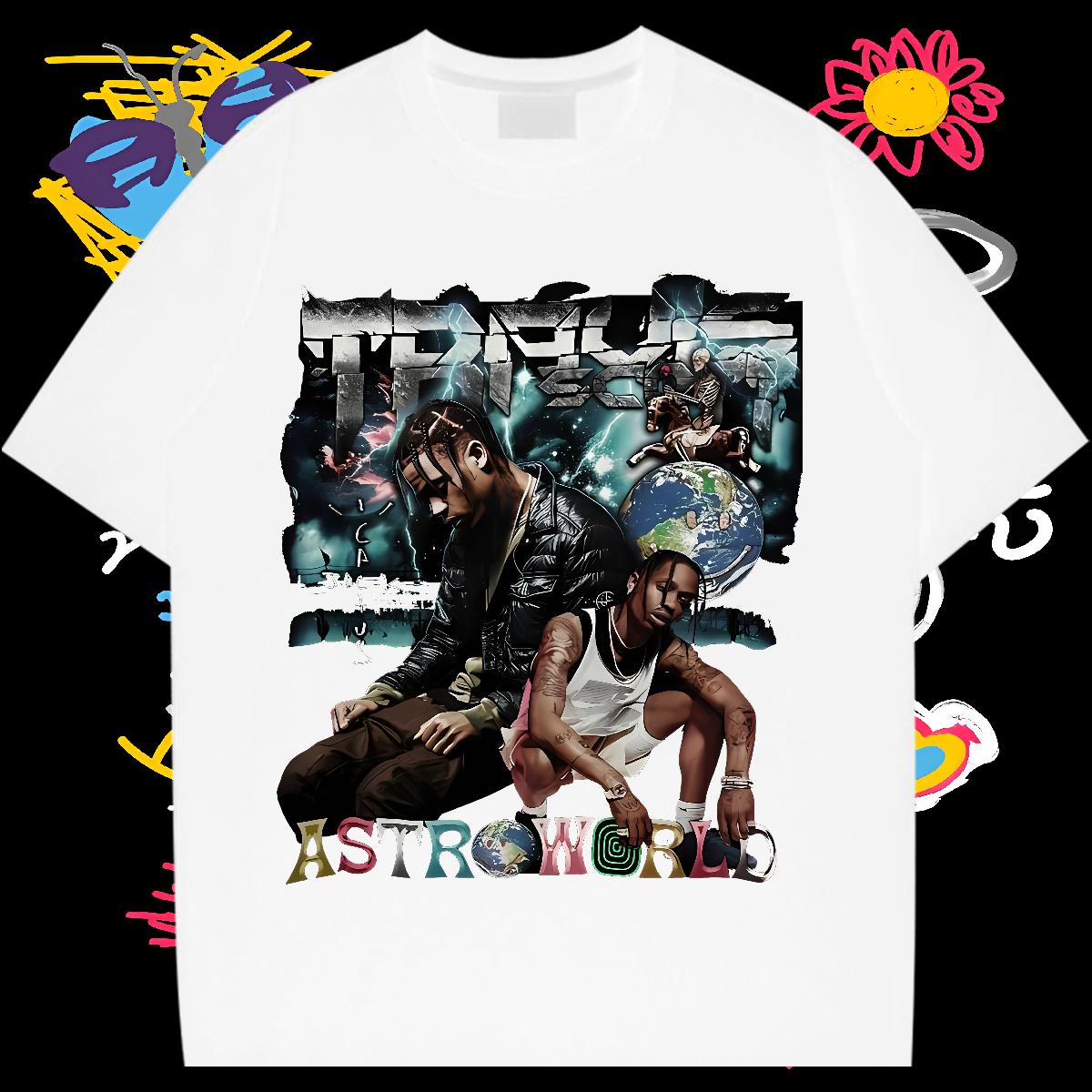 Classic T shirt Hip Hop Street Round Neck Short Sleeve Men Tees 2024 Designer Custom Printed Tees Shirts