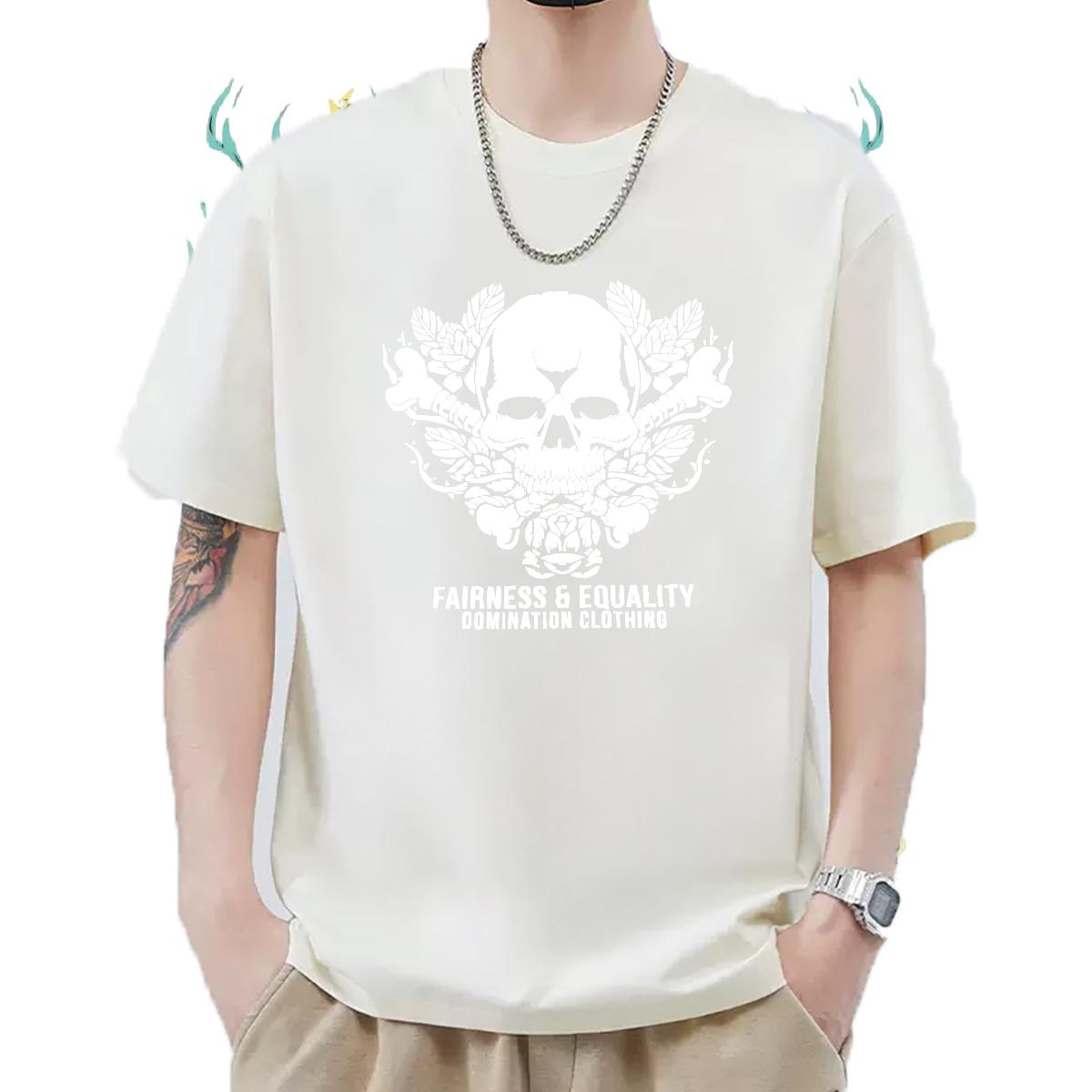 Classic T-Shirts for Men Anime Printing Street O-Neck Short Sleeve Cotton Mens Tshirts Stylist Oversized Tops Tees