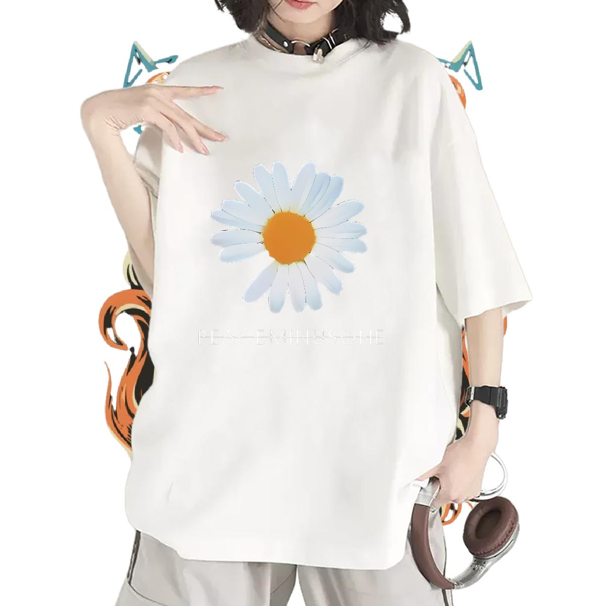 Wholesale T shirt Cotton O Neck Short Sleeves Tops Street Casual Factory Direct Lady T shirt Cartoon Printing S-3XL