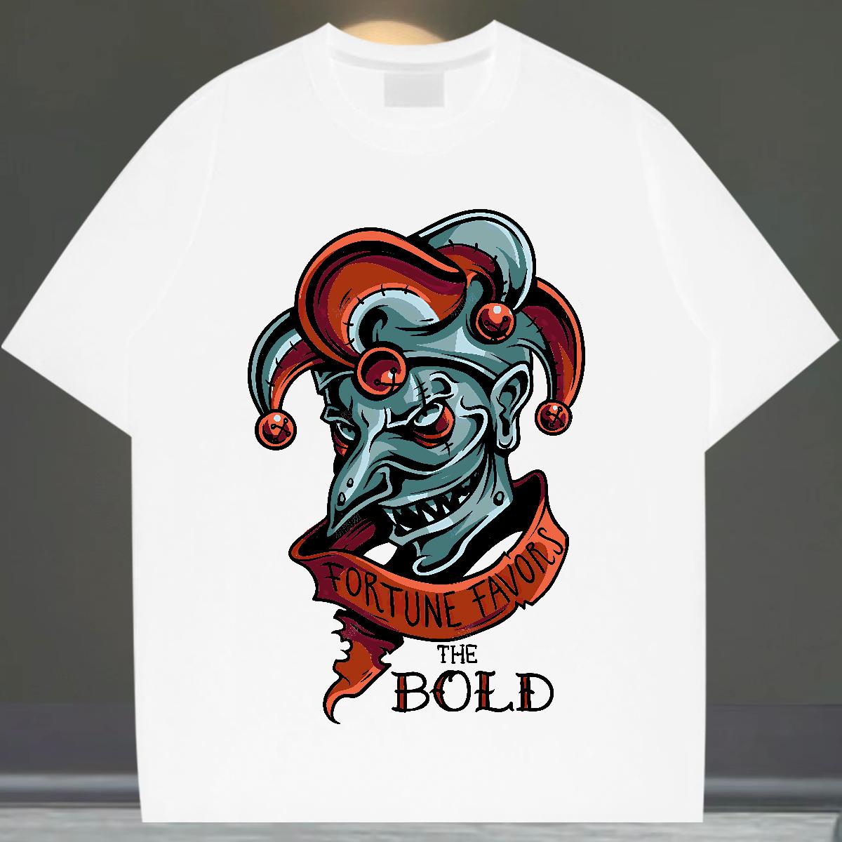 Cool Couples T Shirts Breathable Crew Neck Cotton Hip Hop Street T-Shirts Skull Customized Clothes