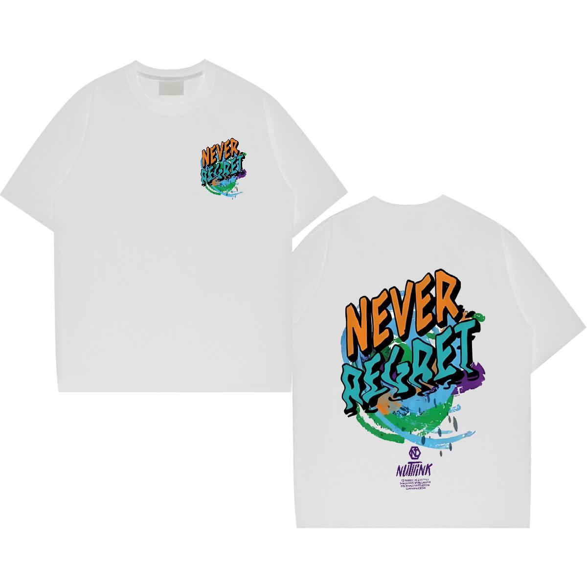 New T shirt DIY Printed Mens Tshirts Casual Daily Wear Cotton Breathable Short Sleeve Brand Clothes