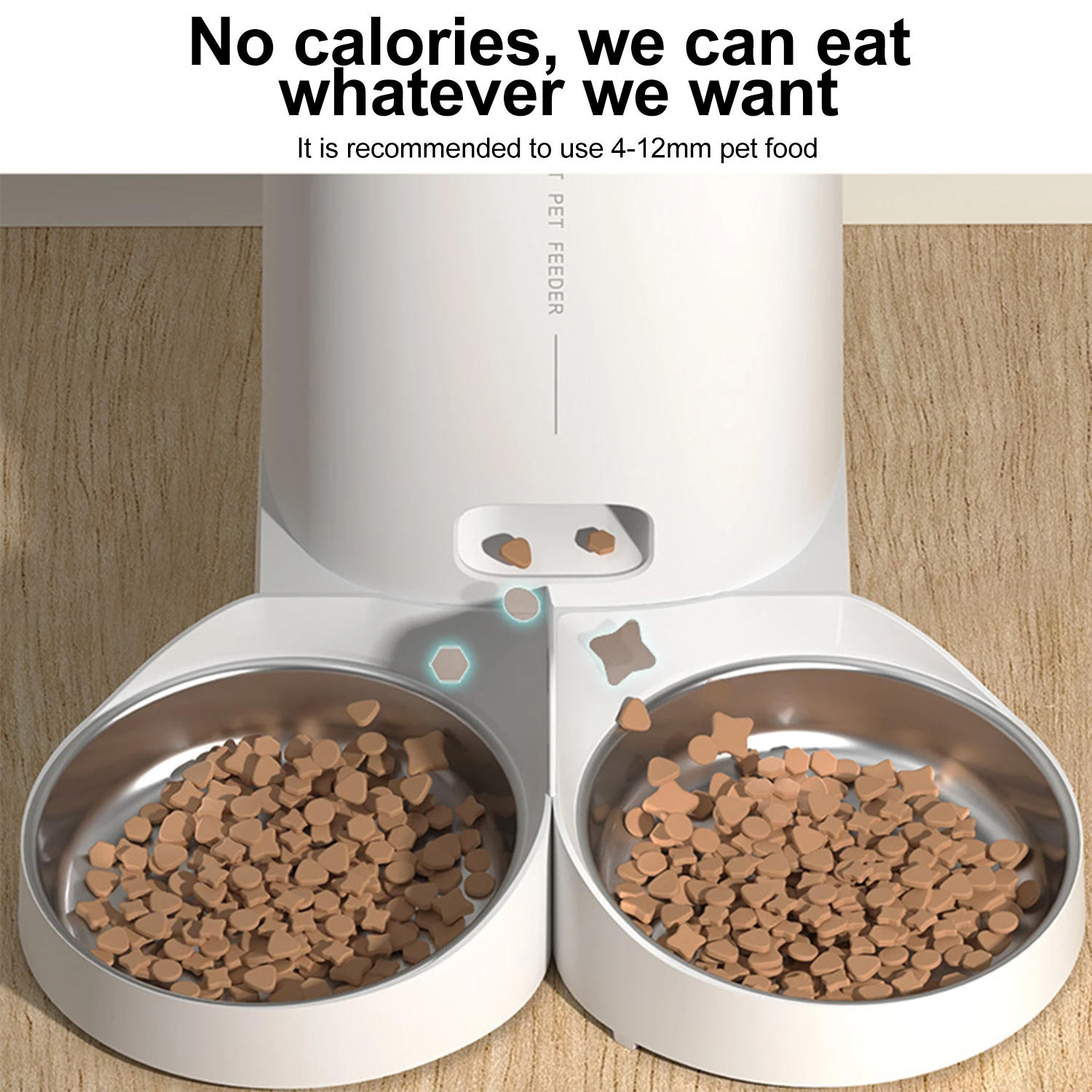4L Automatic Pet Feeder For Cat Dog Smart WiFi /Button Cat Food Kibble Dispenser Remote Control Auto Feeder Dry Food Accessories