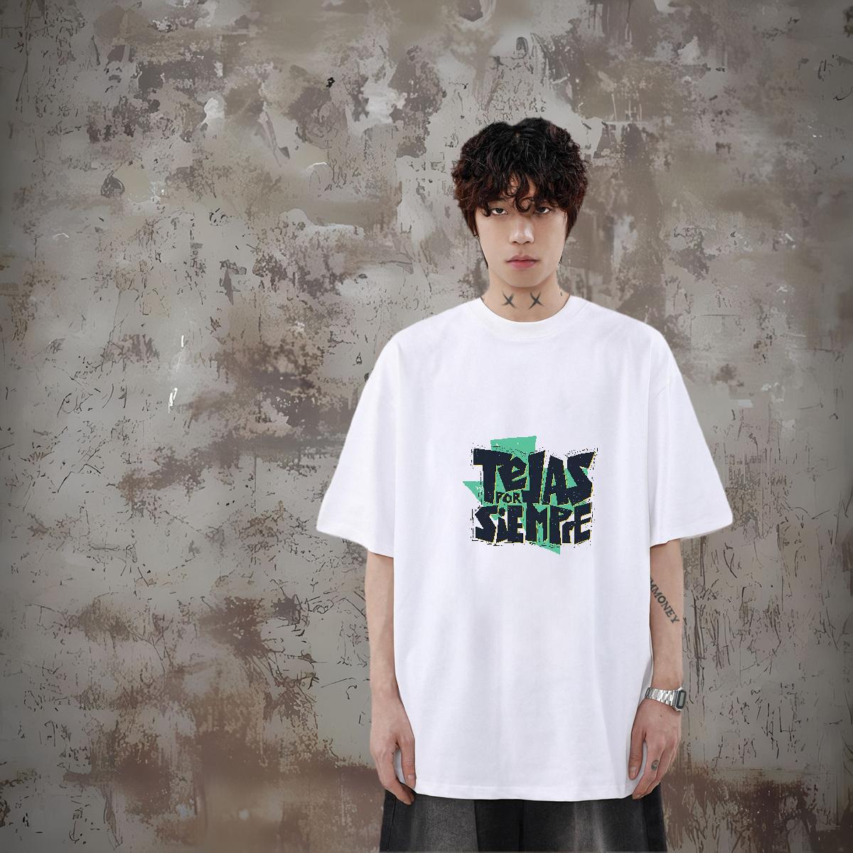 Soft Couples T Shirts Short Sleeve Cotton O-Neck Street Casual T-Shirts DIY Anime 2024 Designer Tee Shirt