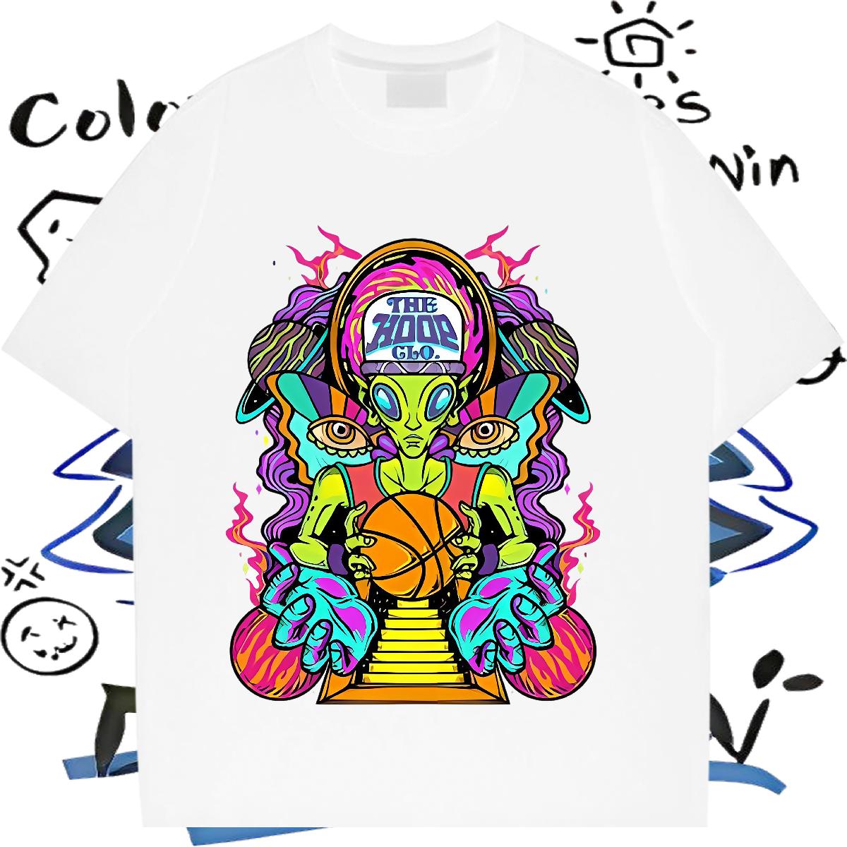 Fashion Designer T Shirt For Man Custom Print Oversized Street Wear Men Tees Crew Neck Cotton High Quality