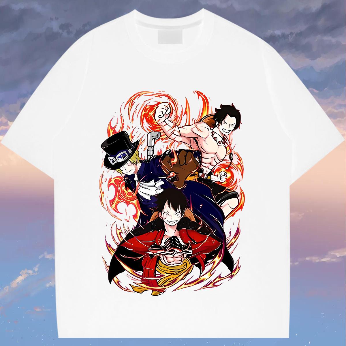 Wholesale T Shirts Men Black Oversized Anime Printing Street Men Tshirts Cotton Breathable Short Sleeve 5A