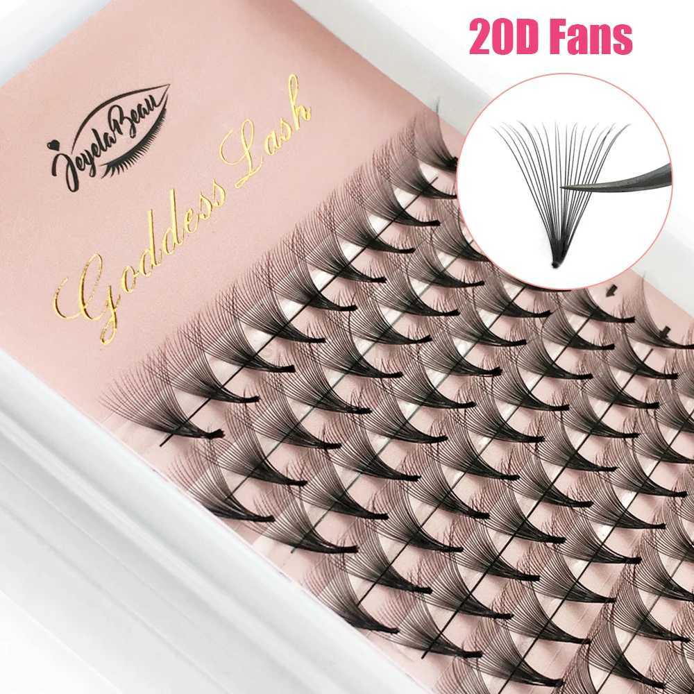 Goddess 12D/14D/16D/20D Premade Fan Eyelash Extensions Natural Soft Russian Volume Lashes Faux Mink Individual Lash ExtensionsCL240713