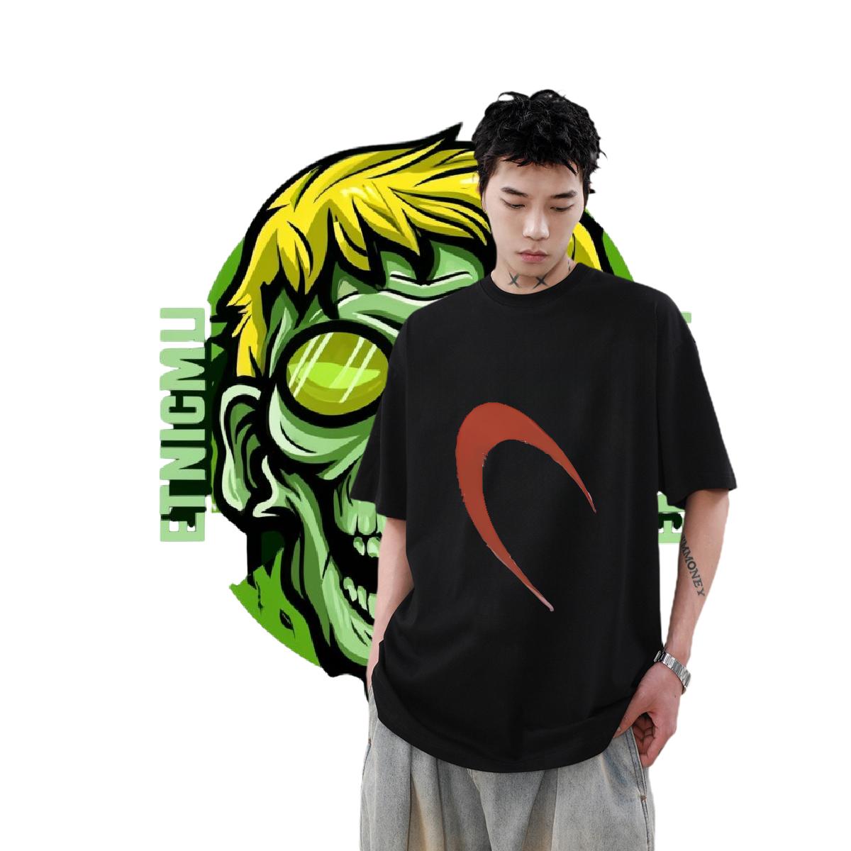 Casual New T Shirt For Man Custom Print Plus Size Casual Daily Wear Men Tshirts Cotton Breathable Soft Designer