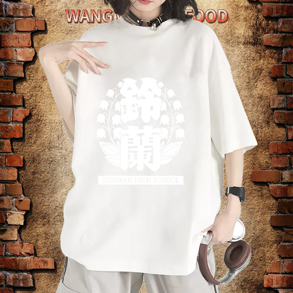 Brand Womens T Shirts Breathable Short Sleeve Tops Spring Summer DIY Couples T Shirts Anime Oversized